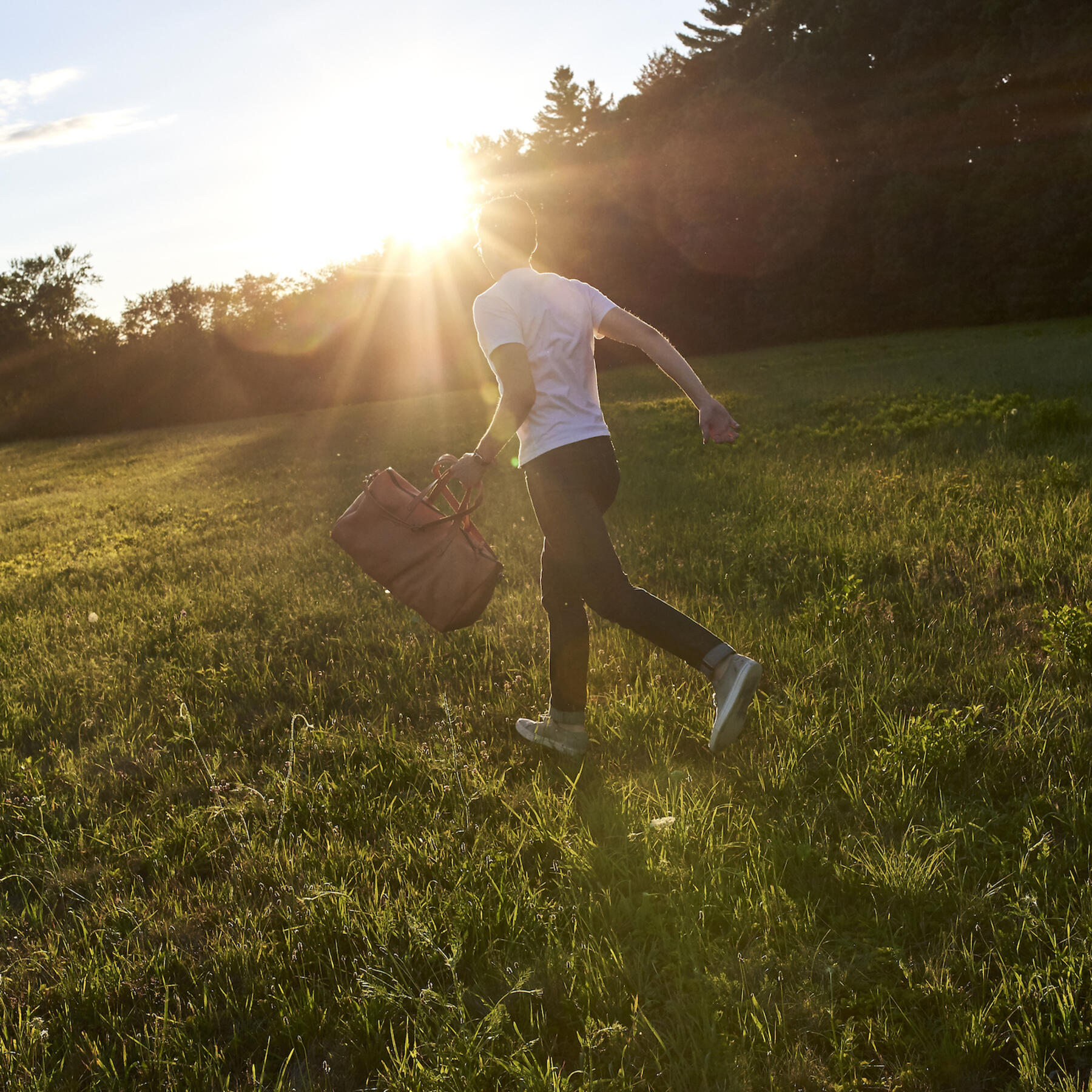 gustin horween duffel - natural essex
