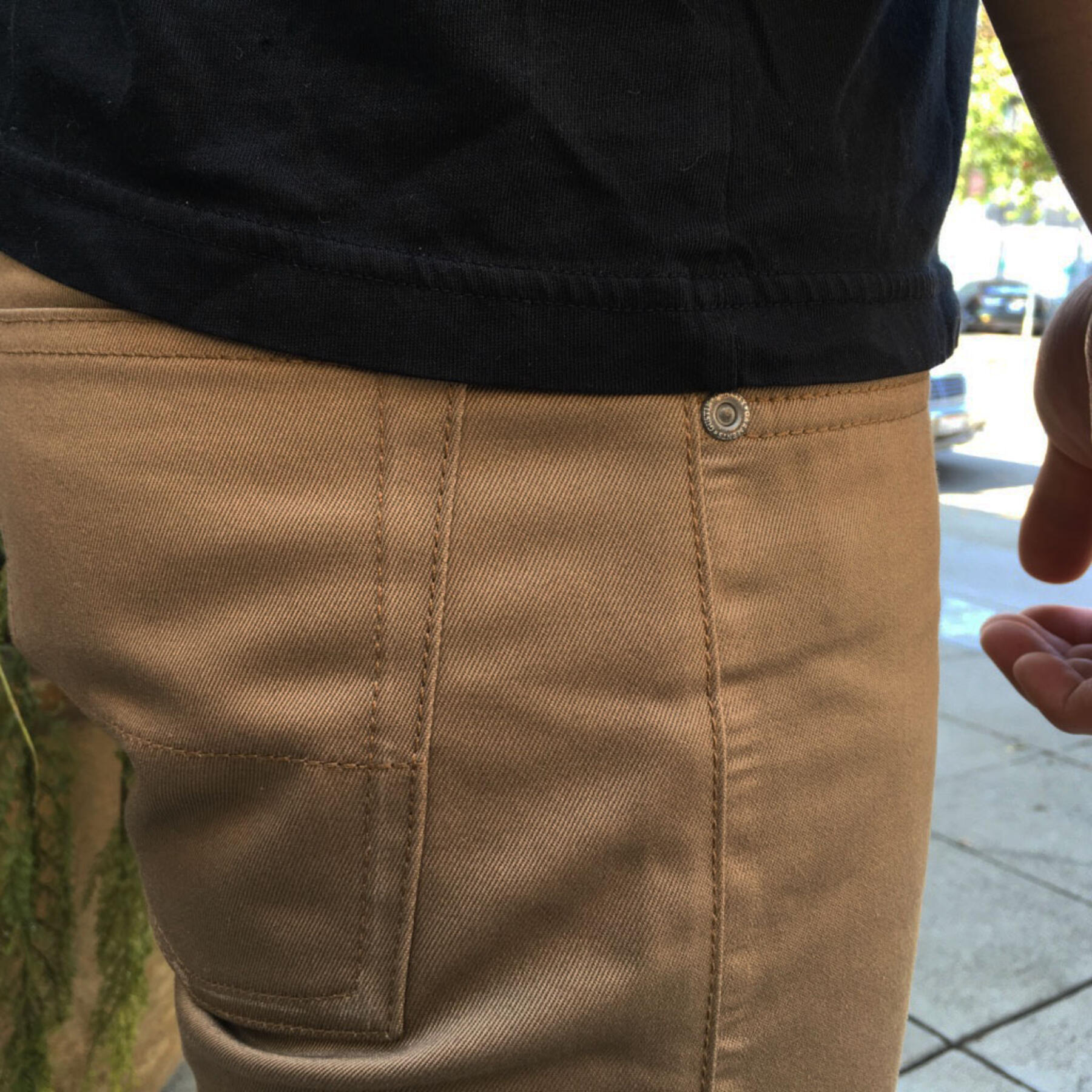 gustin #319 usa khaki selvedge twill