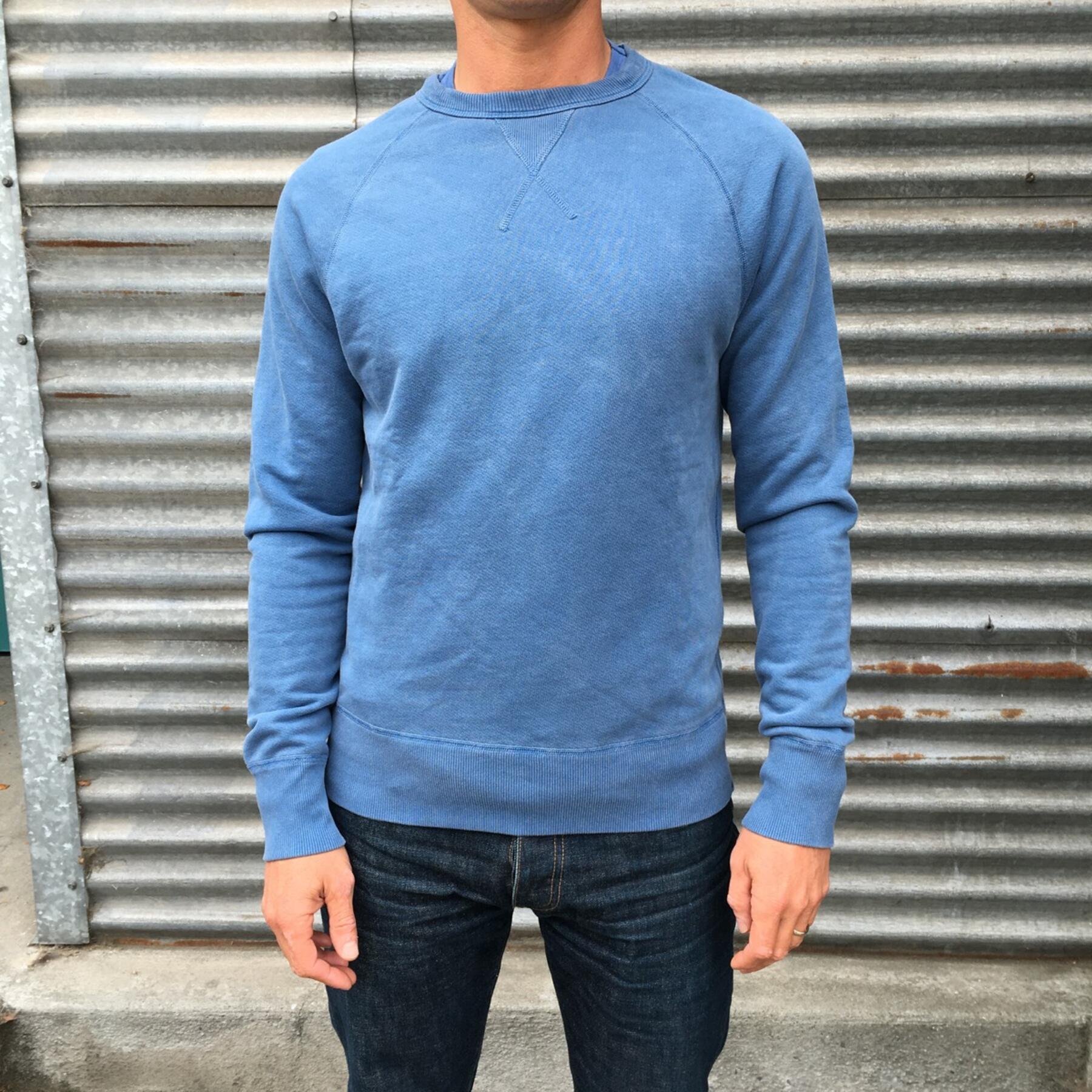 gustin usa pigment dyed ocean sweatshirt