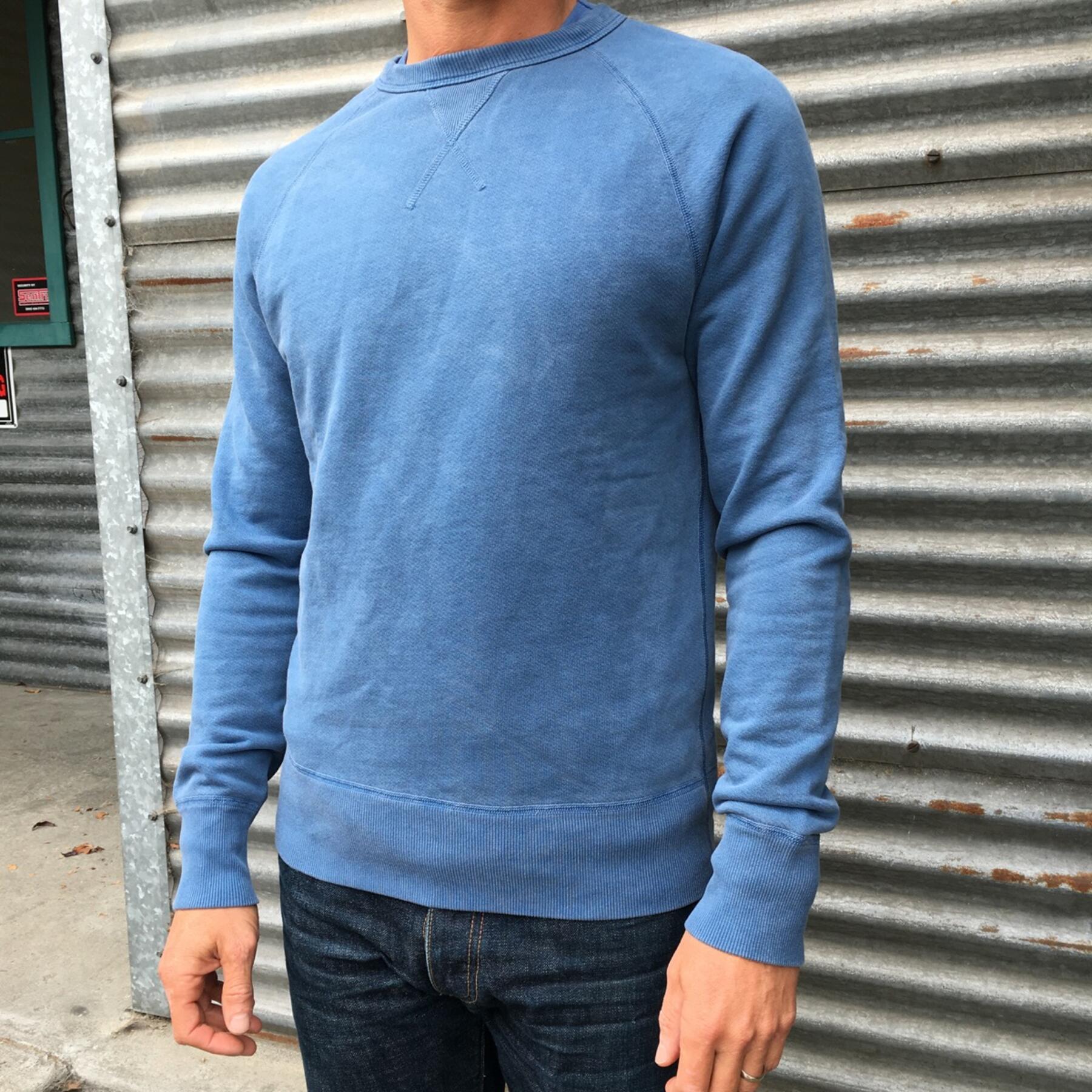 gustin usa pigment dyed ocean sweatshirt