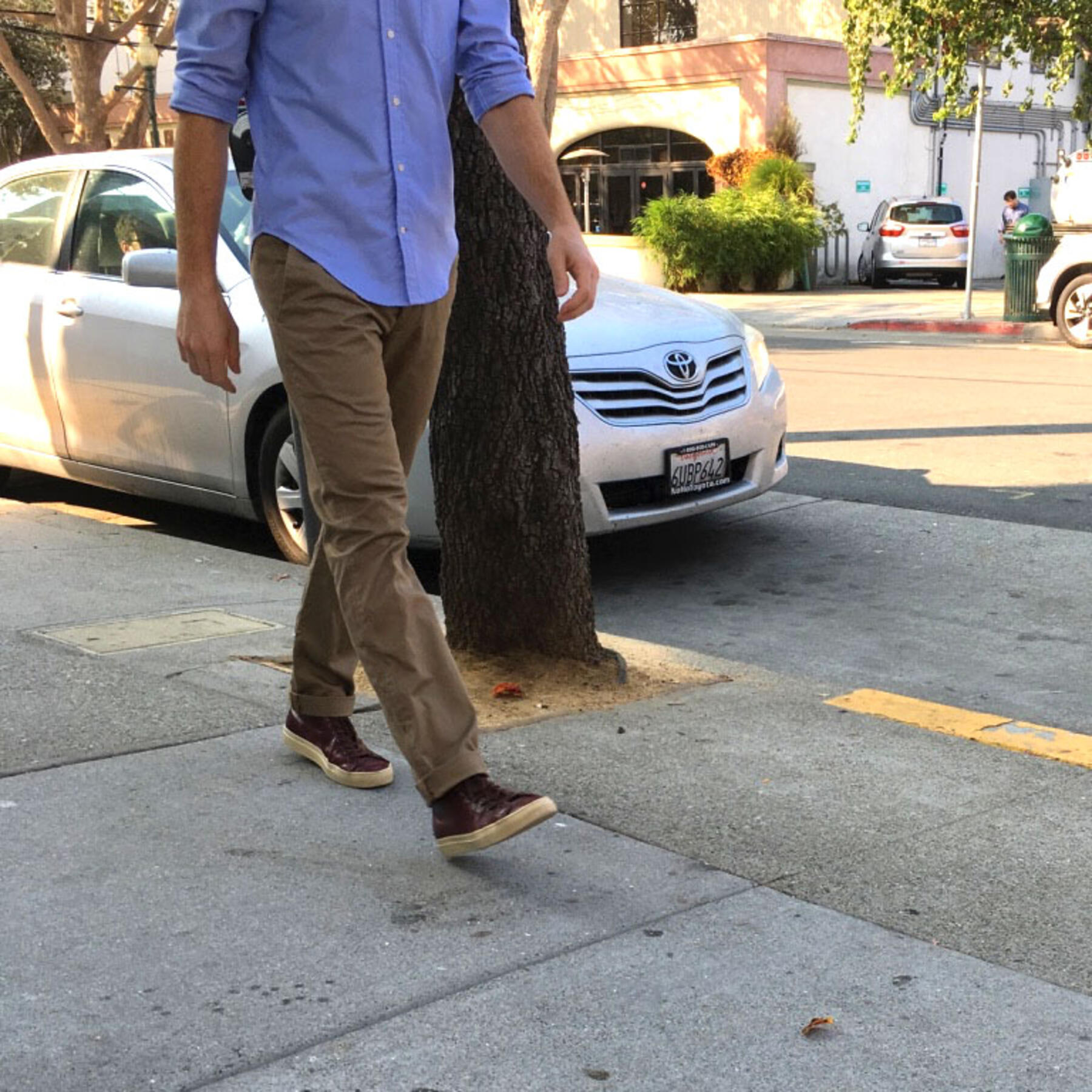 gustin #94 usa khaki selvedge chino