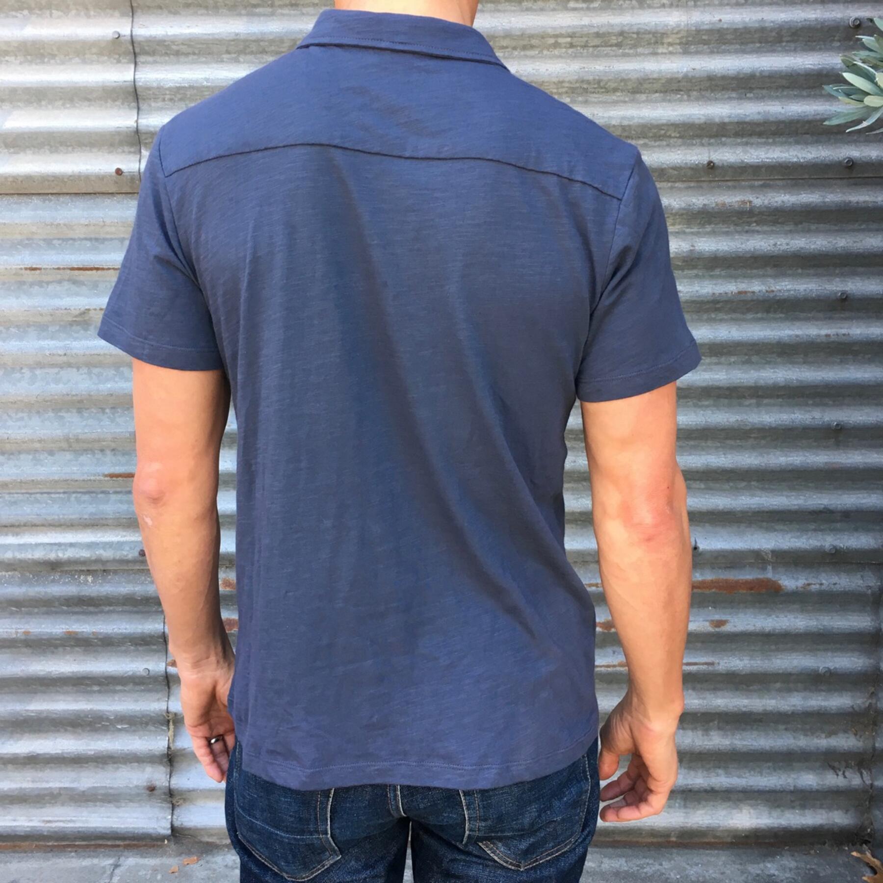gustin usa polo shirt cadet grey