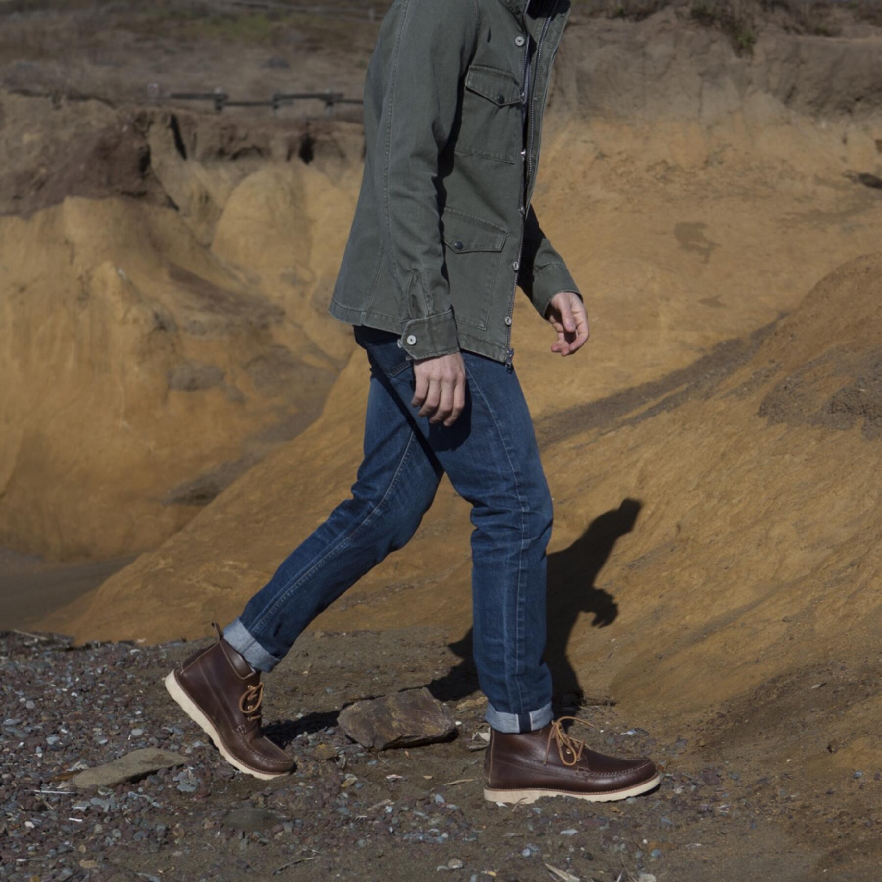 gustin field jacket - usa army green canvas