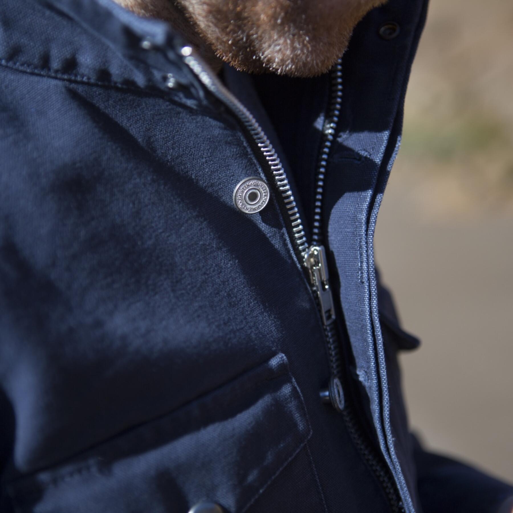 gustin field jacket - usa navy canvas