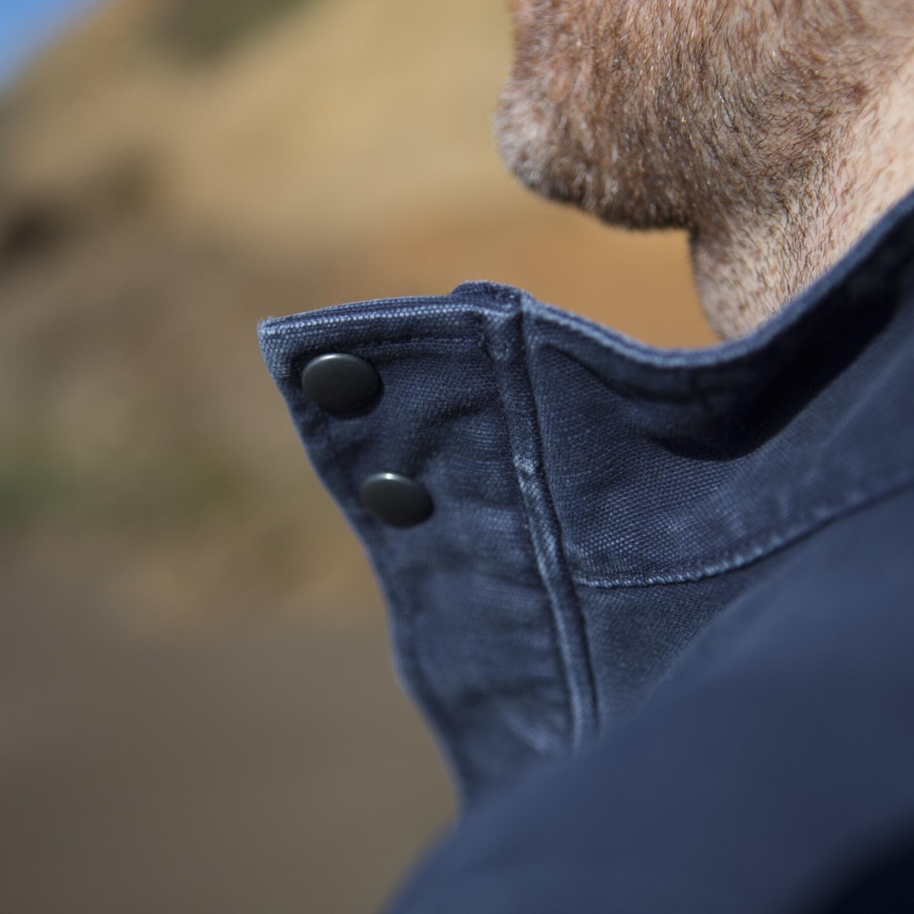 gustin field jacket - usa navy canvas