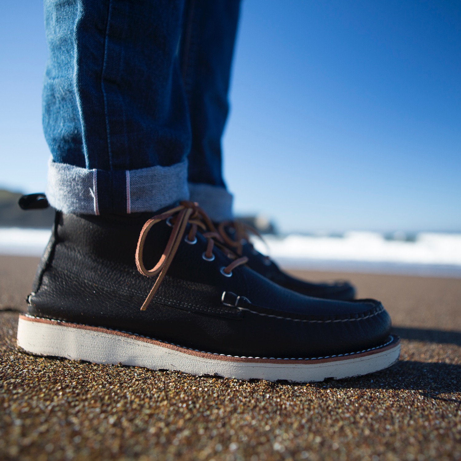 Black Guide Boot Gustin Shoes Boots USA made