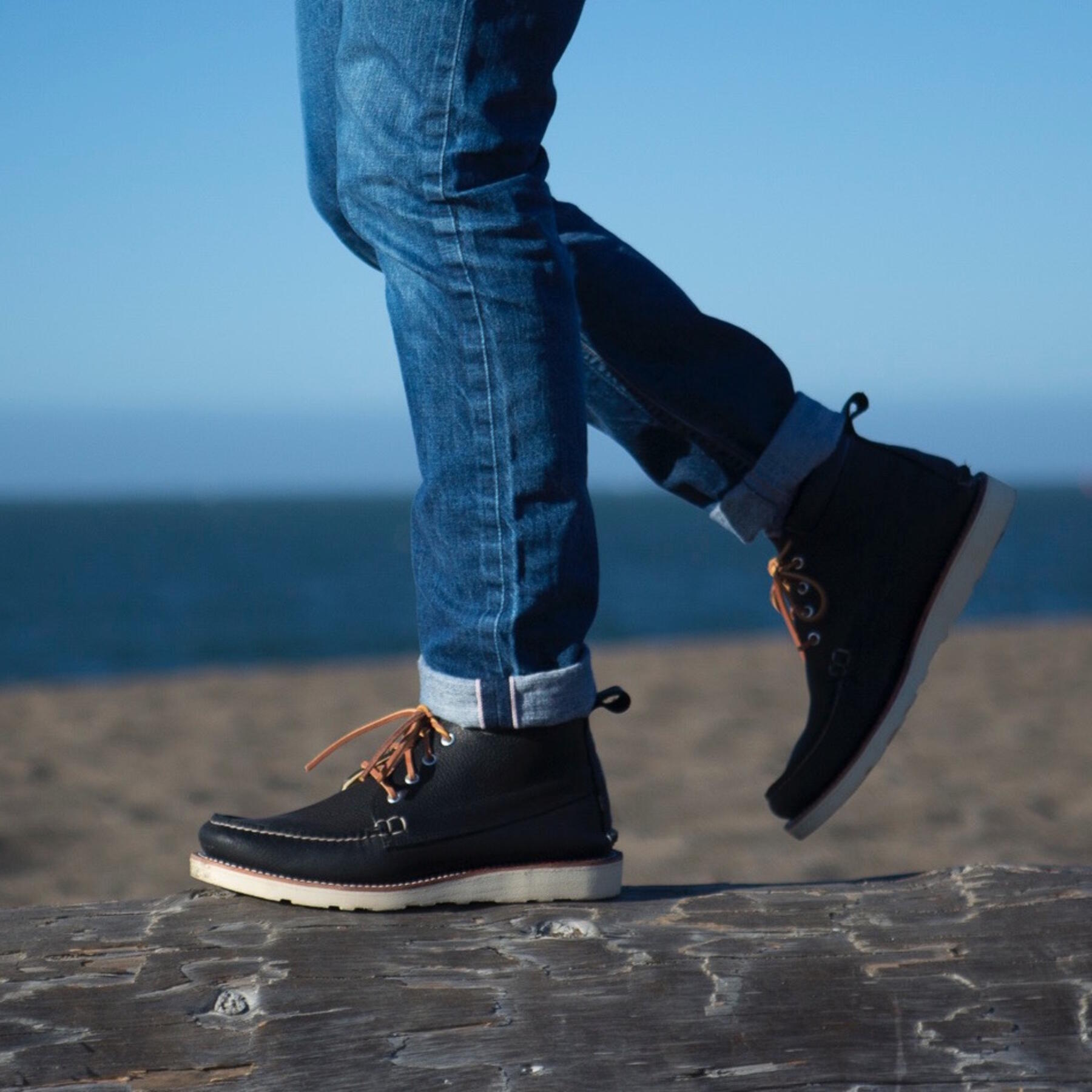 gustin black guide boot