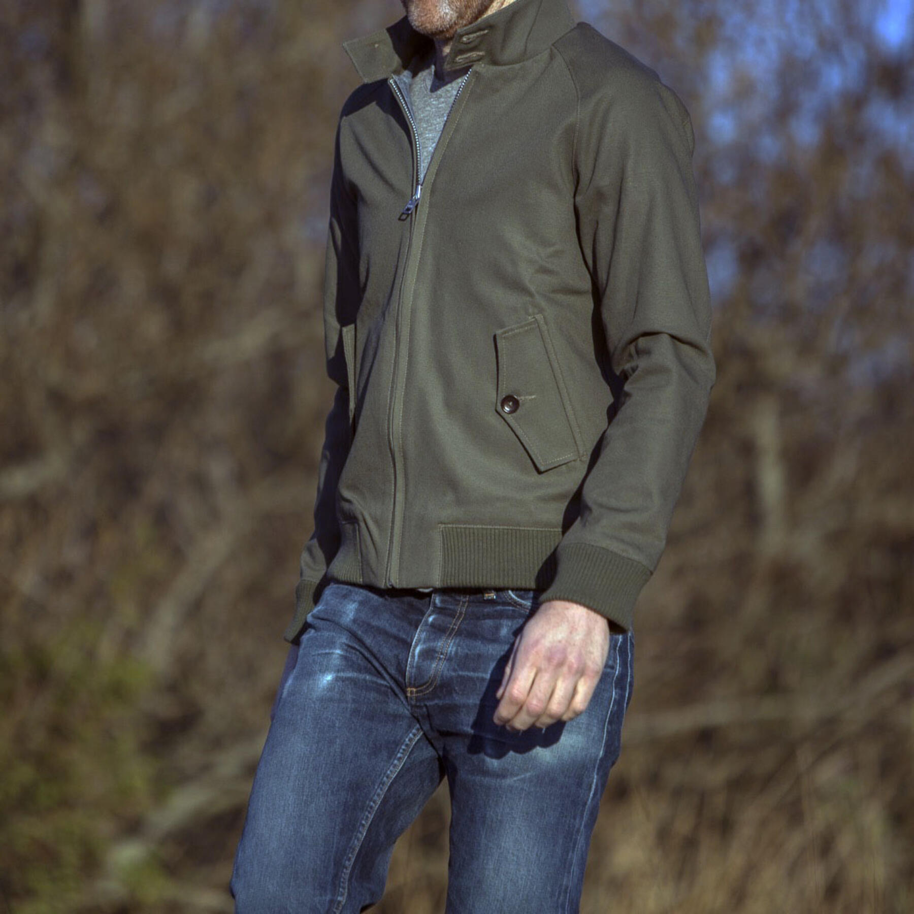gustin harrington - usa army green canvas