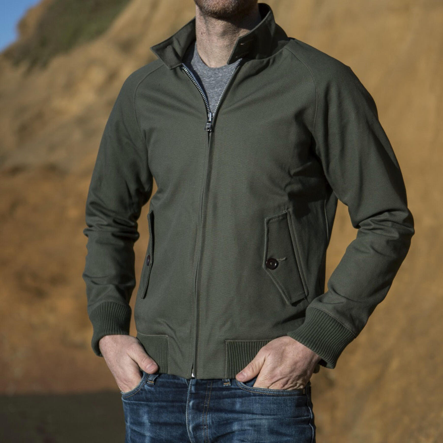 gustin harrington - usa army green canvas