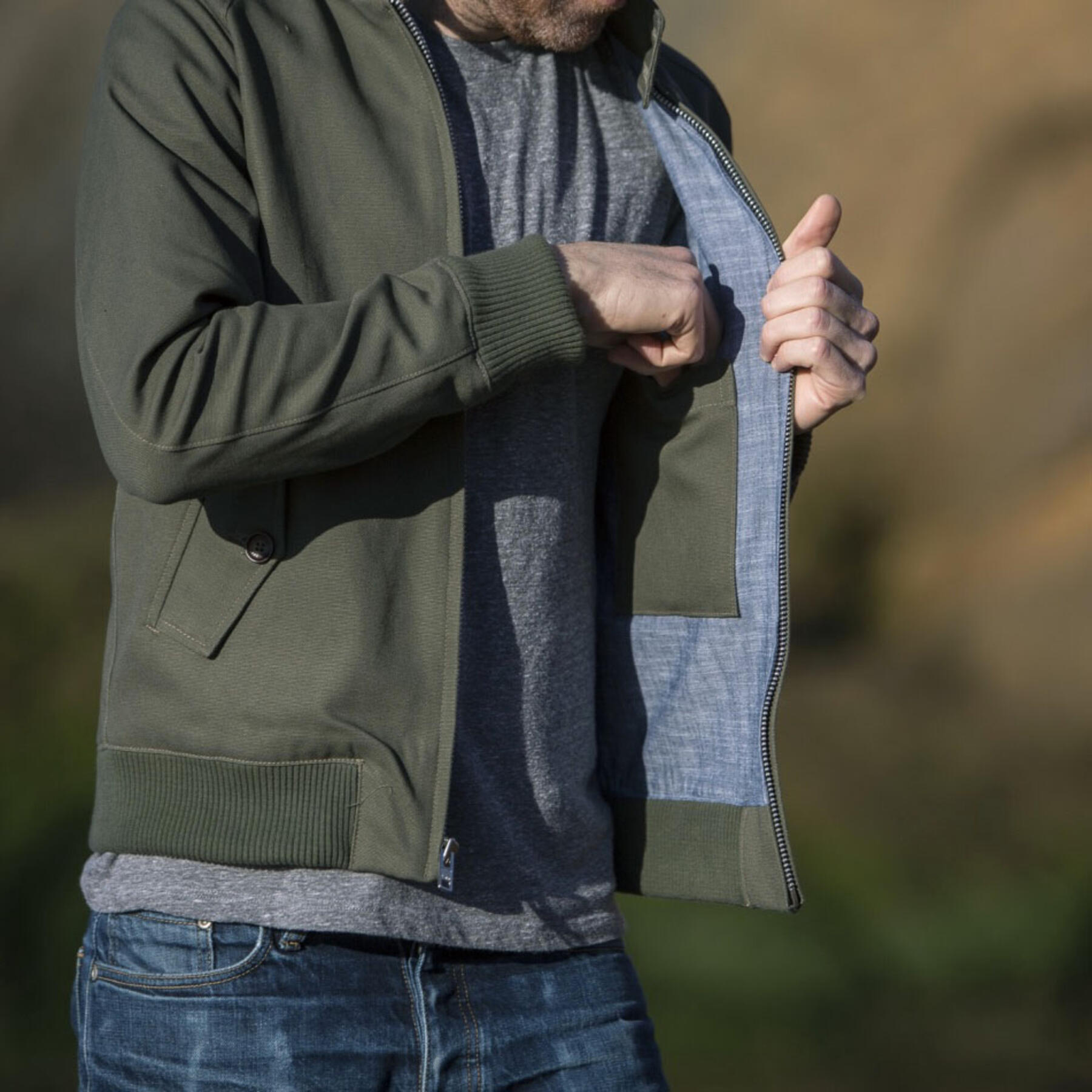 gustin harrington - usa army green canvas