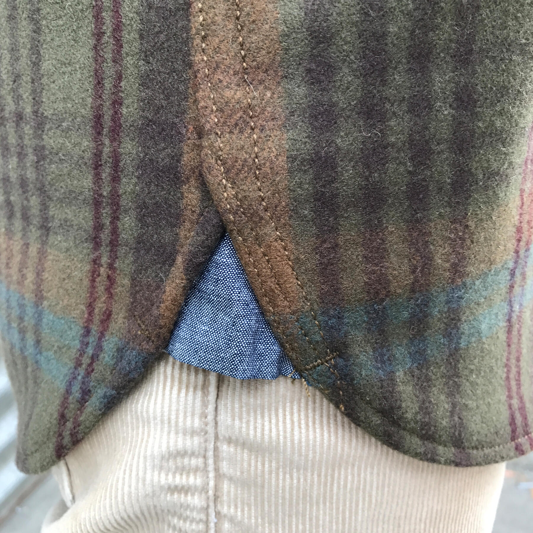 gustin #12 rustic wool plaid cpo