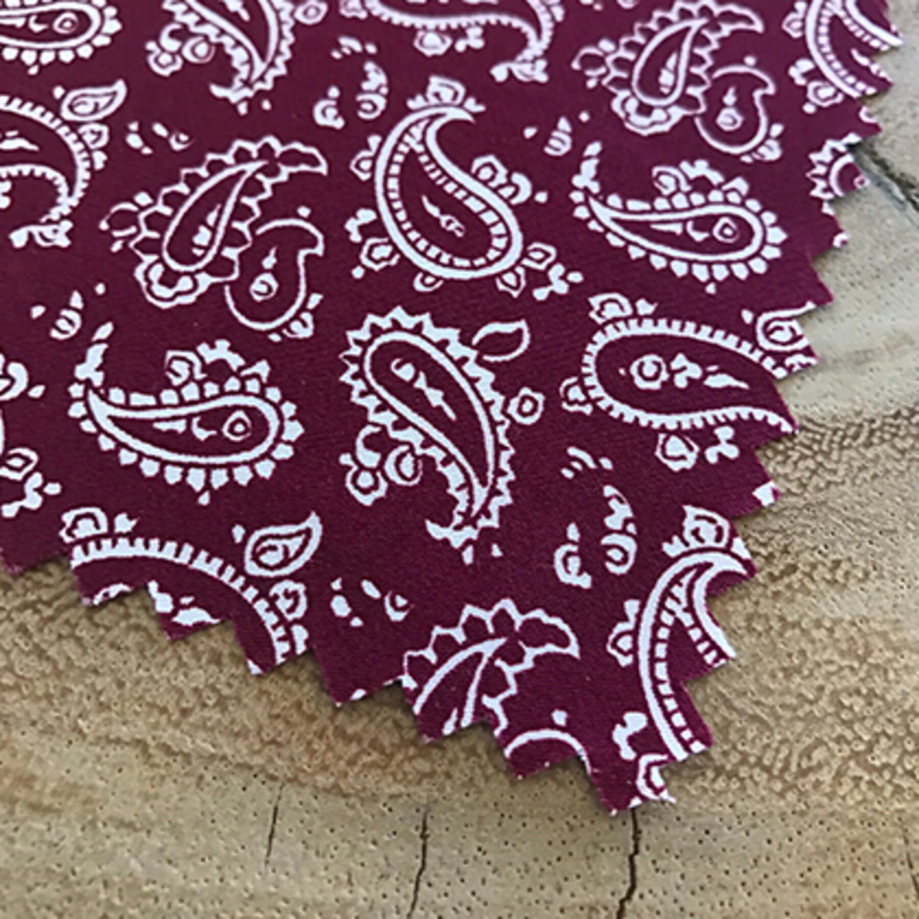 gustin wine paisley poplin