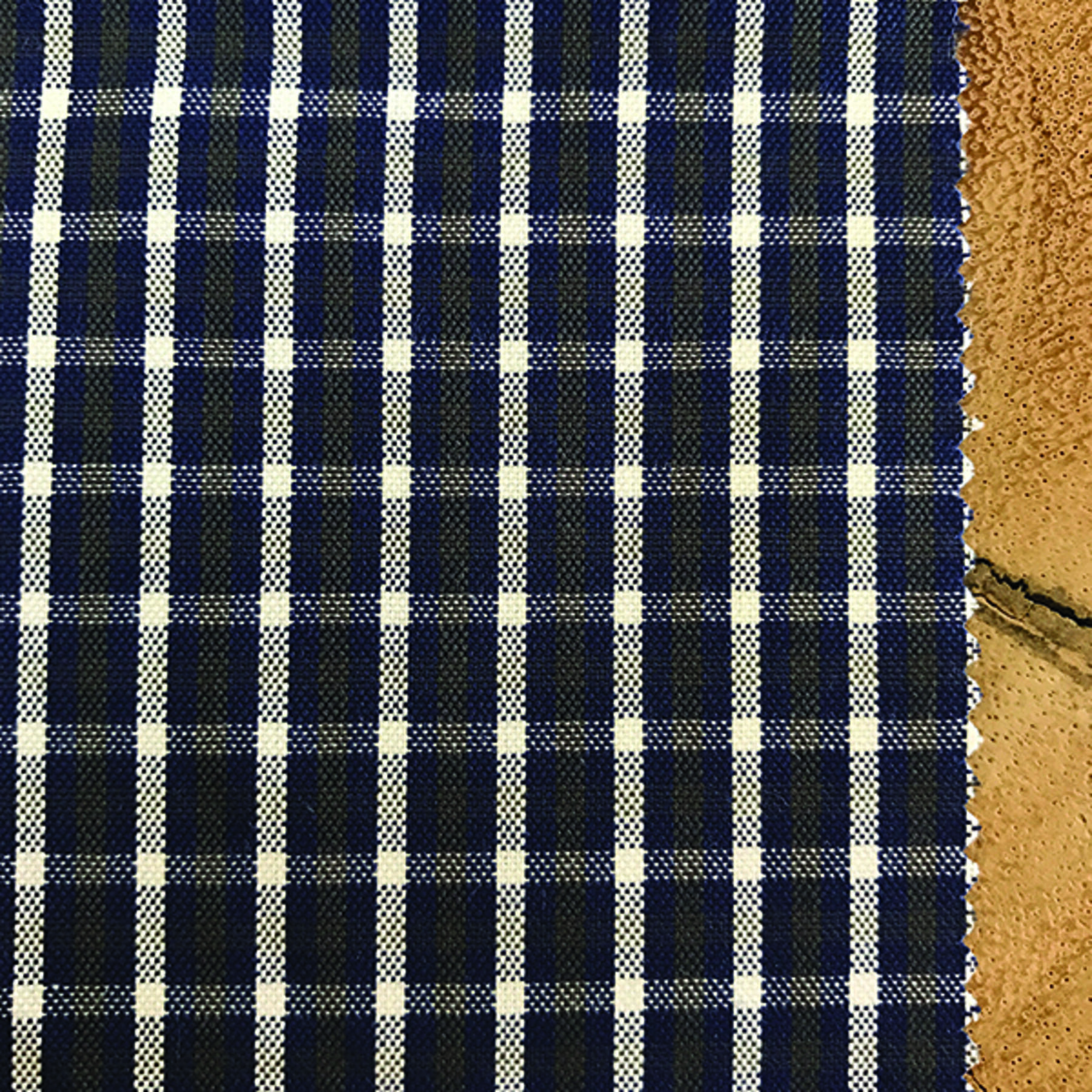 gustin #450 olive navy plaid oxford
