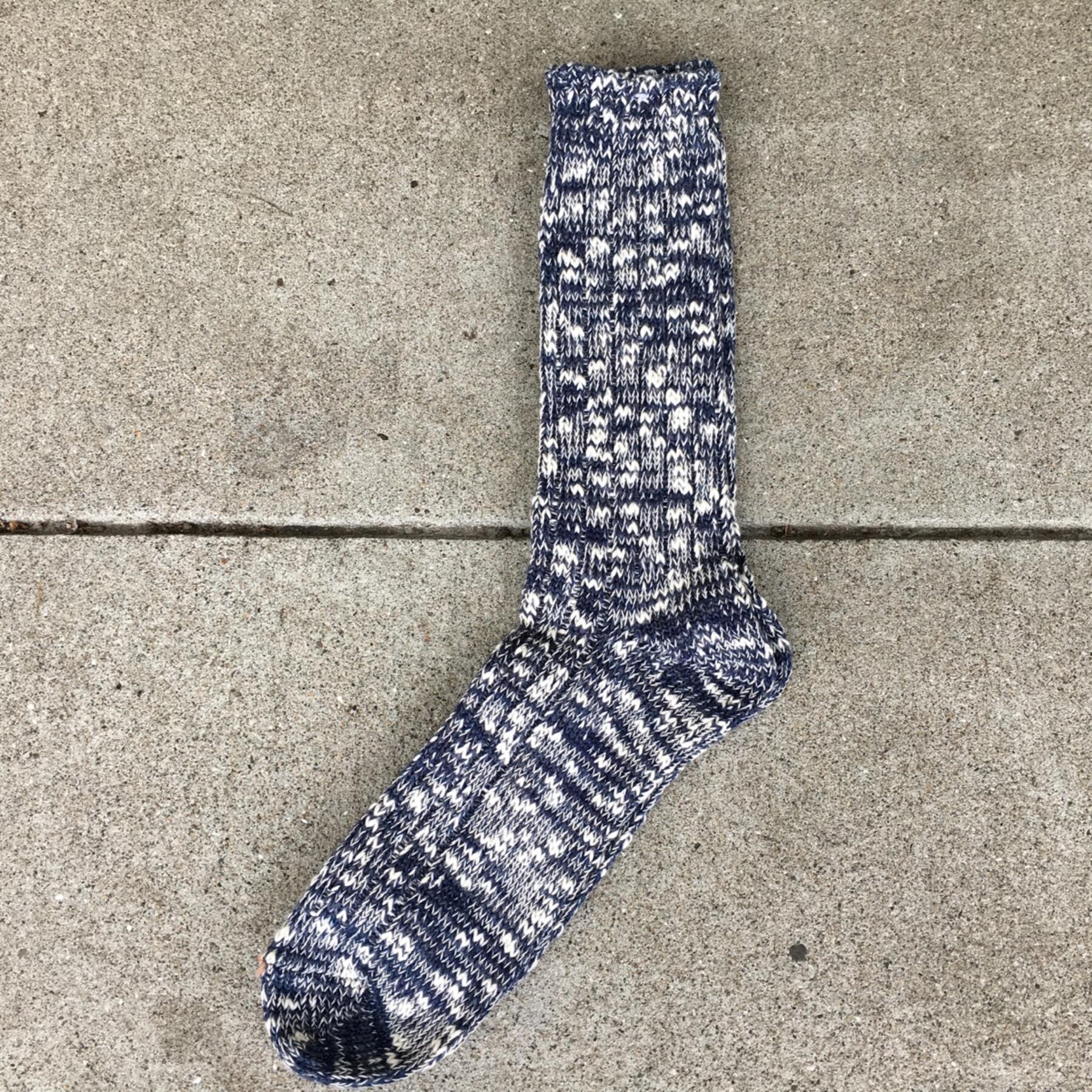 gustin japan slub sock 3pk (olive, orange, navy)