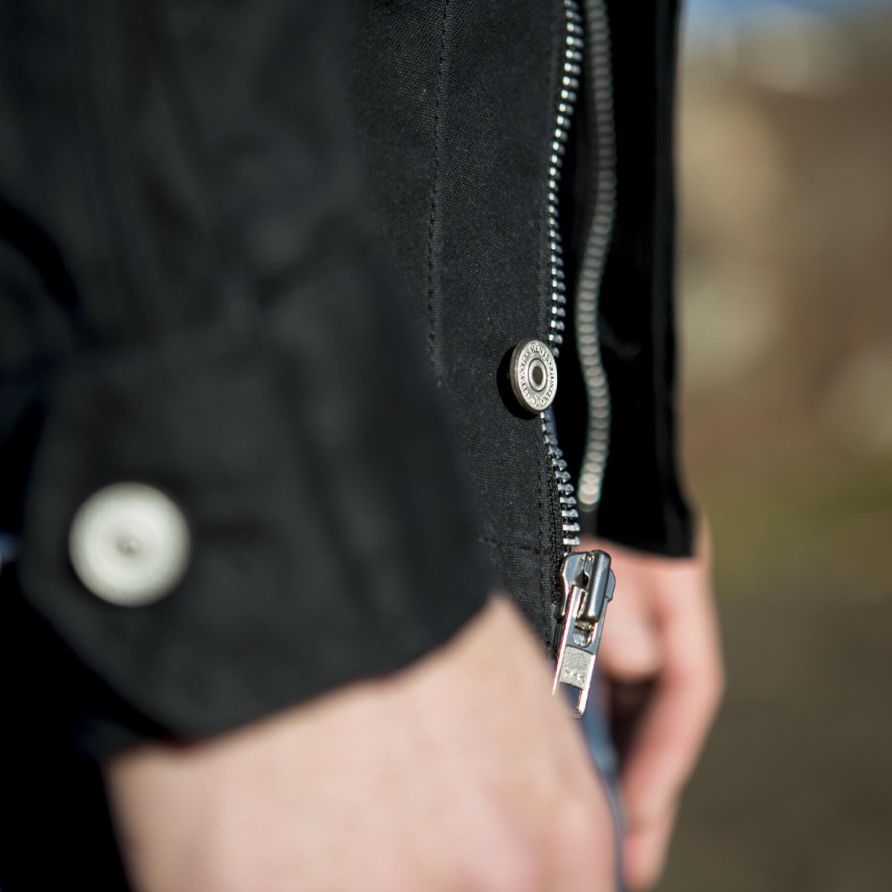 gustin field jacket - waxed black