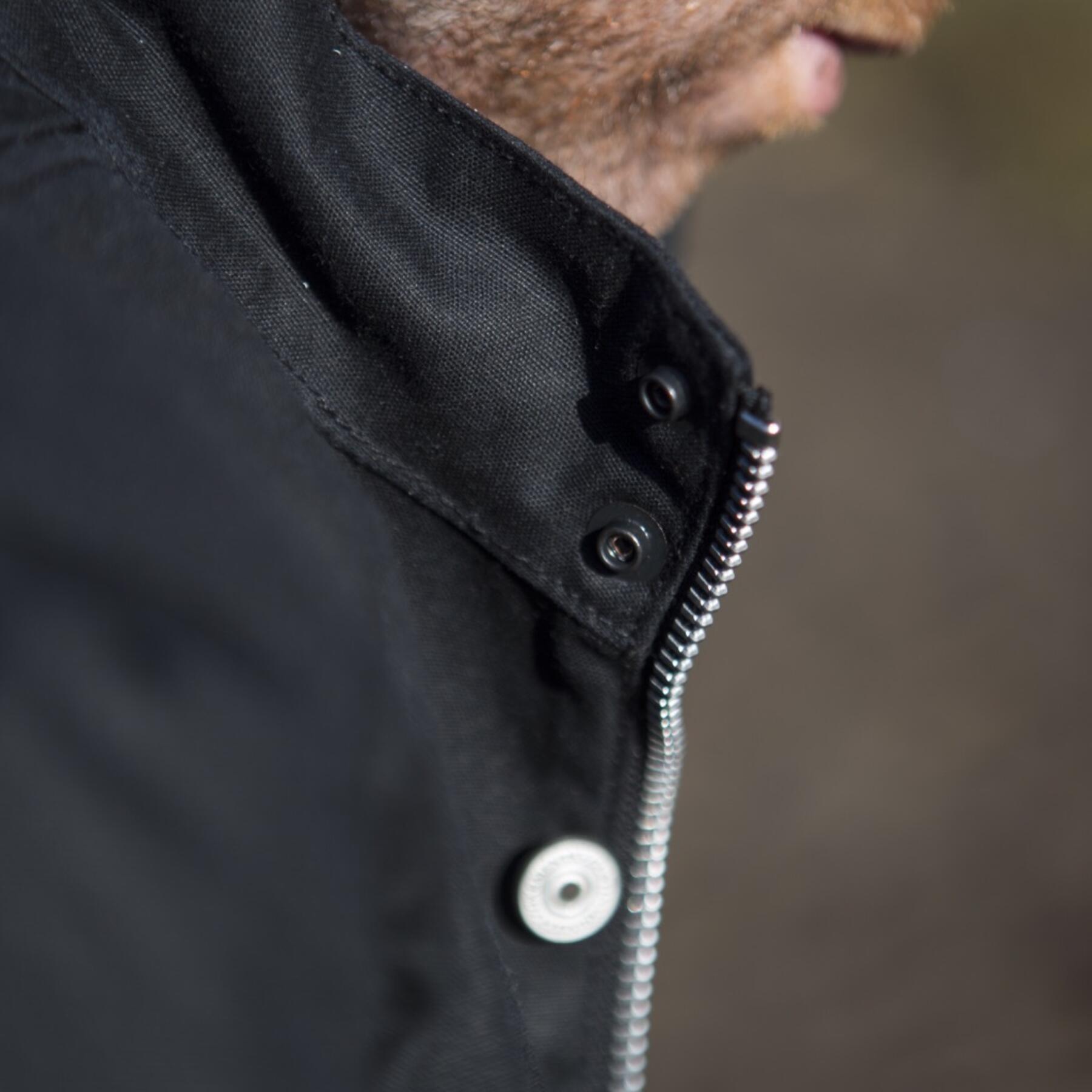 gustin field jacket - waxed black
