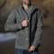 gustin field jacket - waxed charcoal