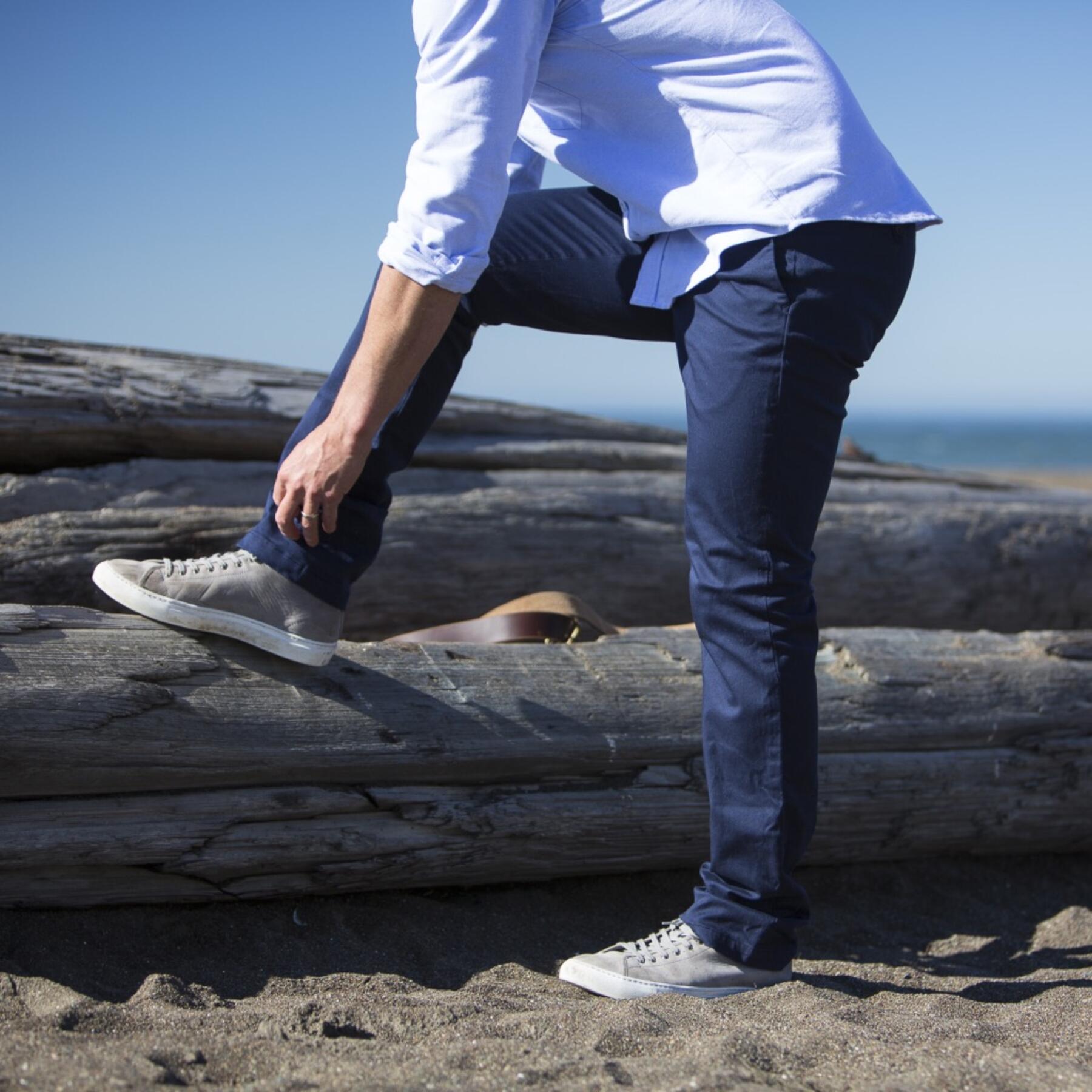 gustin #103 navy stretch chino