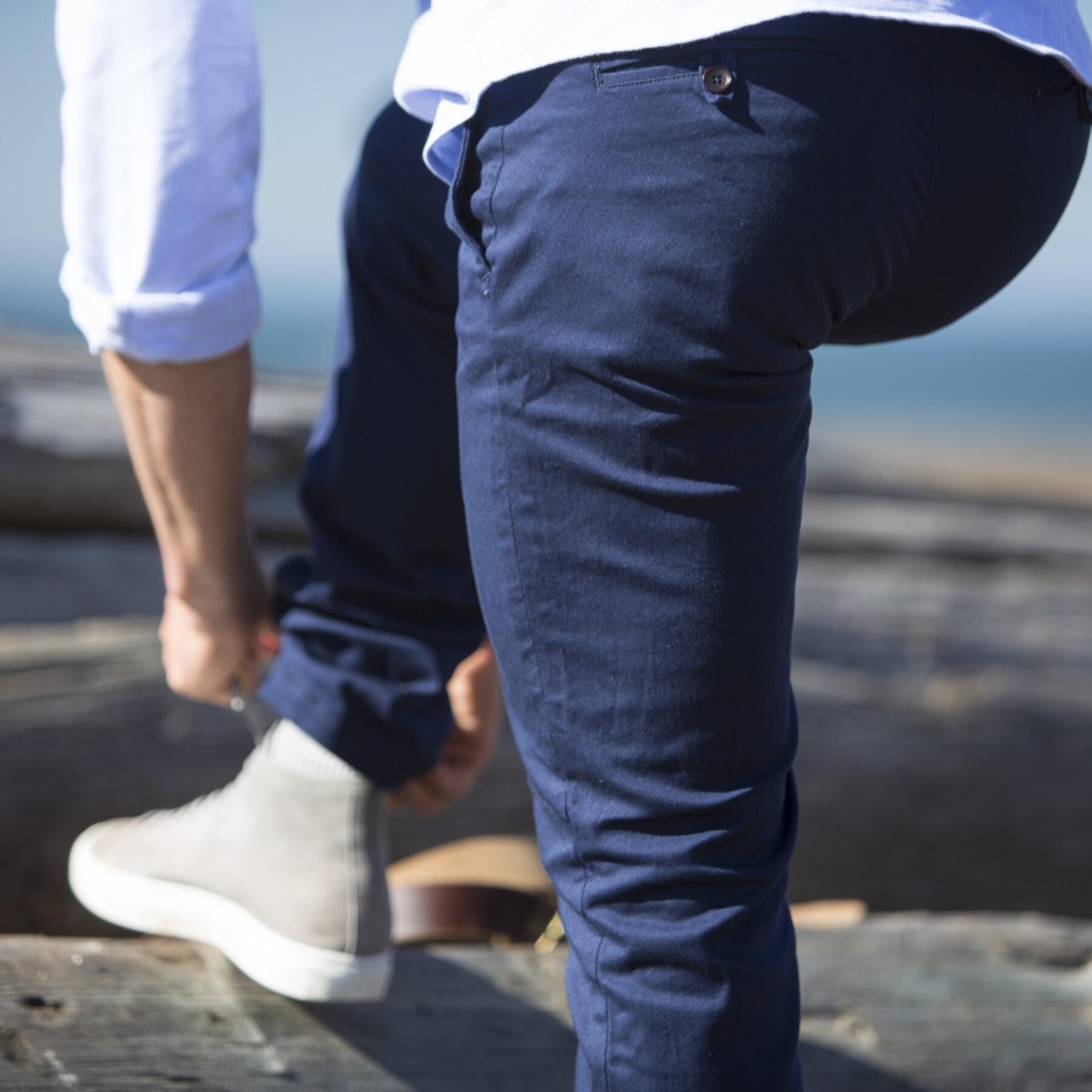 gustin #103 navy stretch chino