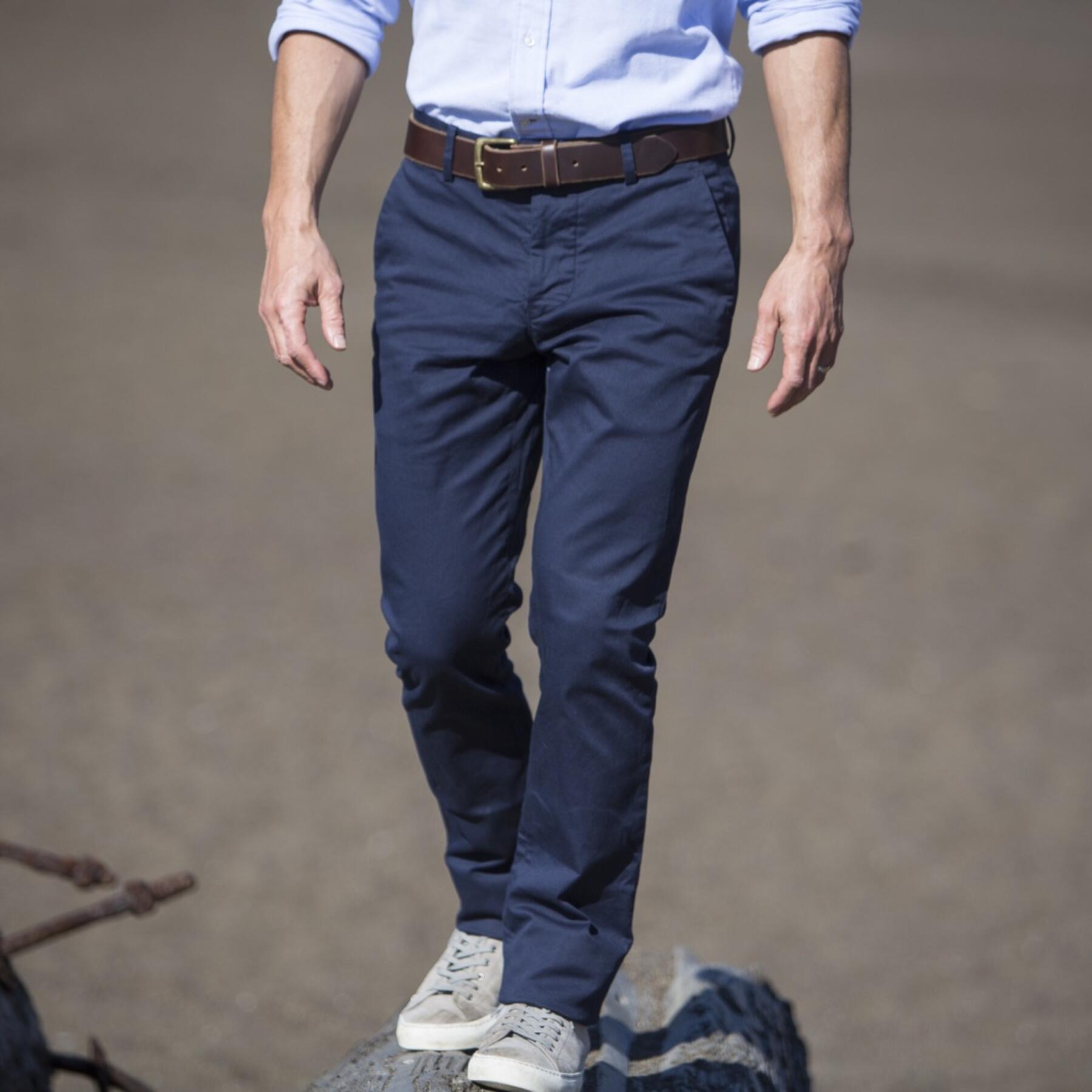 gustin #103 navy stretch chino