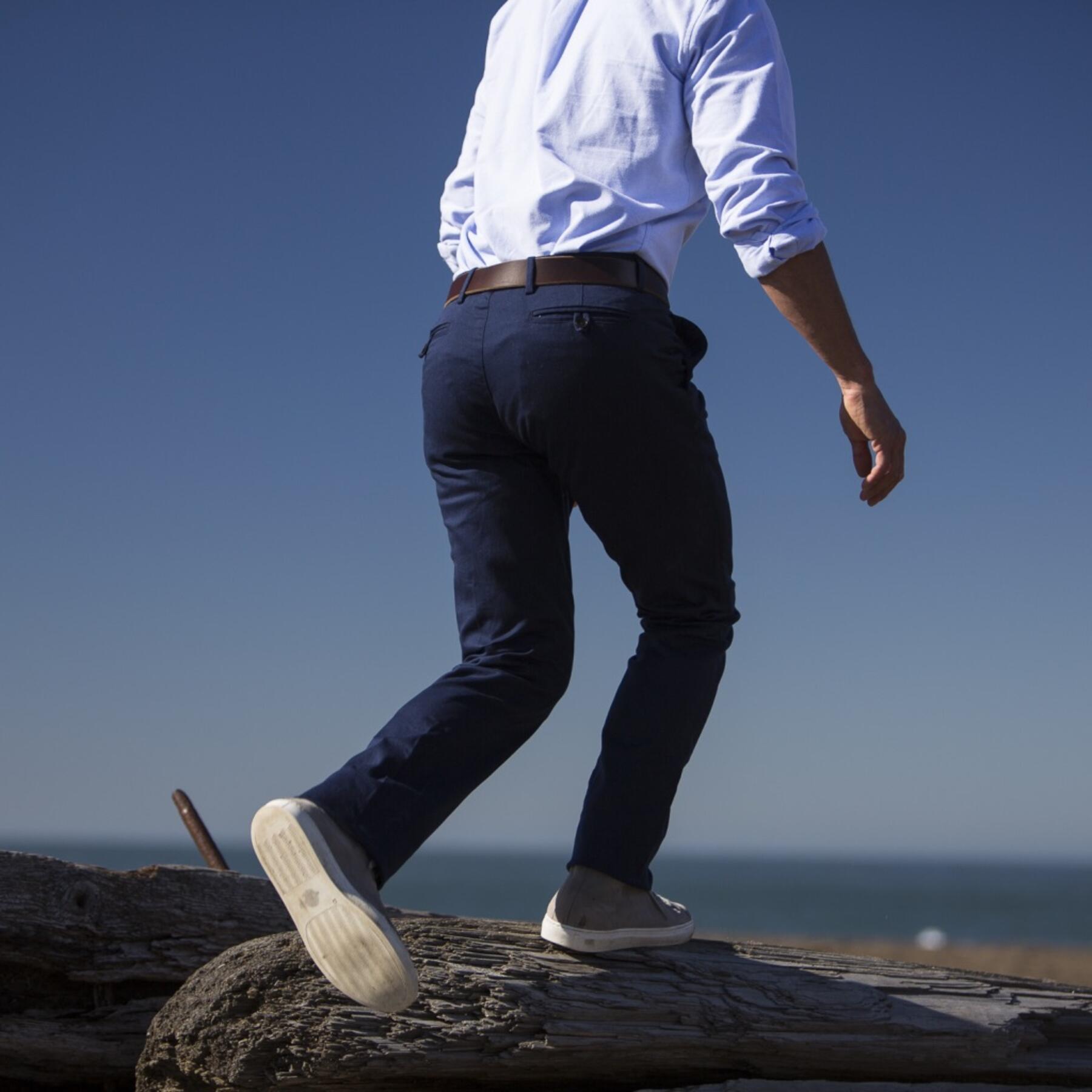 gustin #103 navy stretch chino