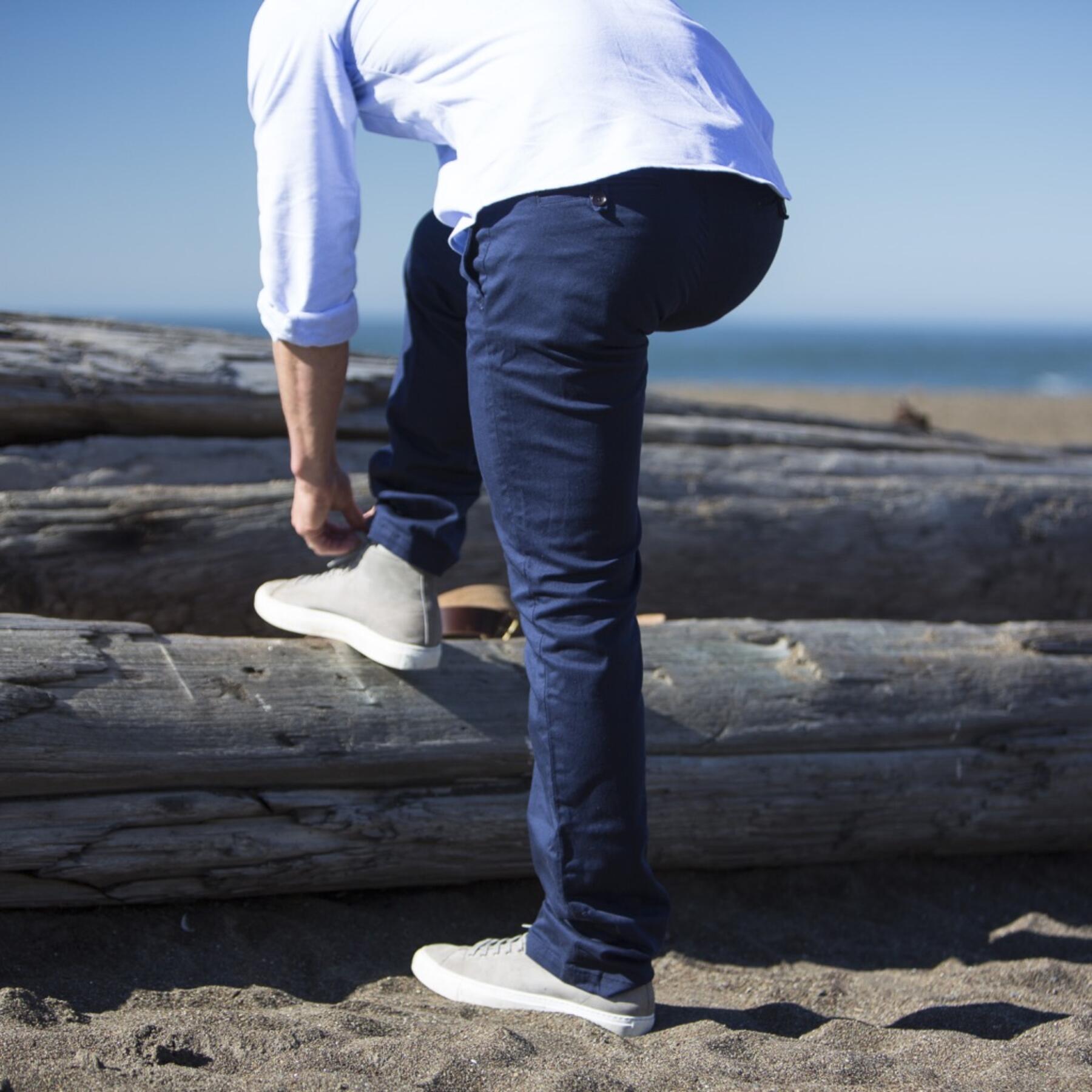 gustin #103 navy stretch chino