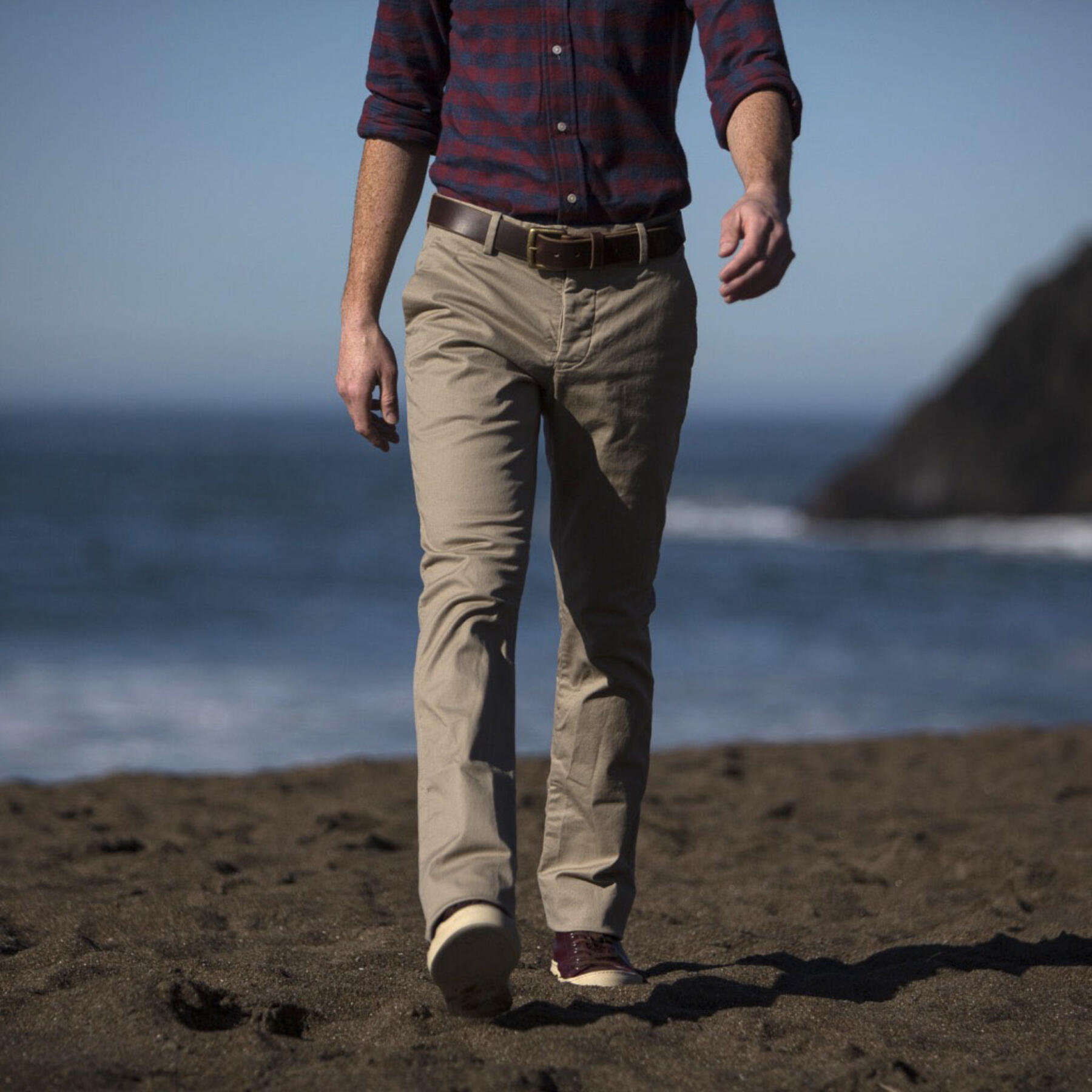 gustin #101 khaki stretch chino