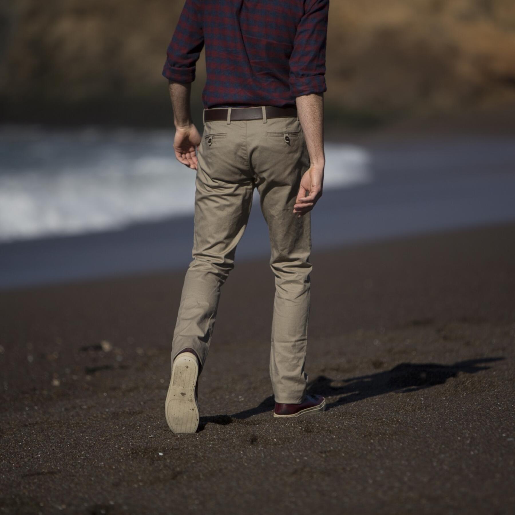 gustin #101 khaki stretch chino