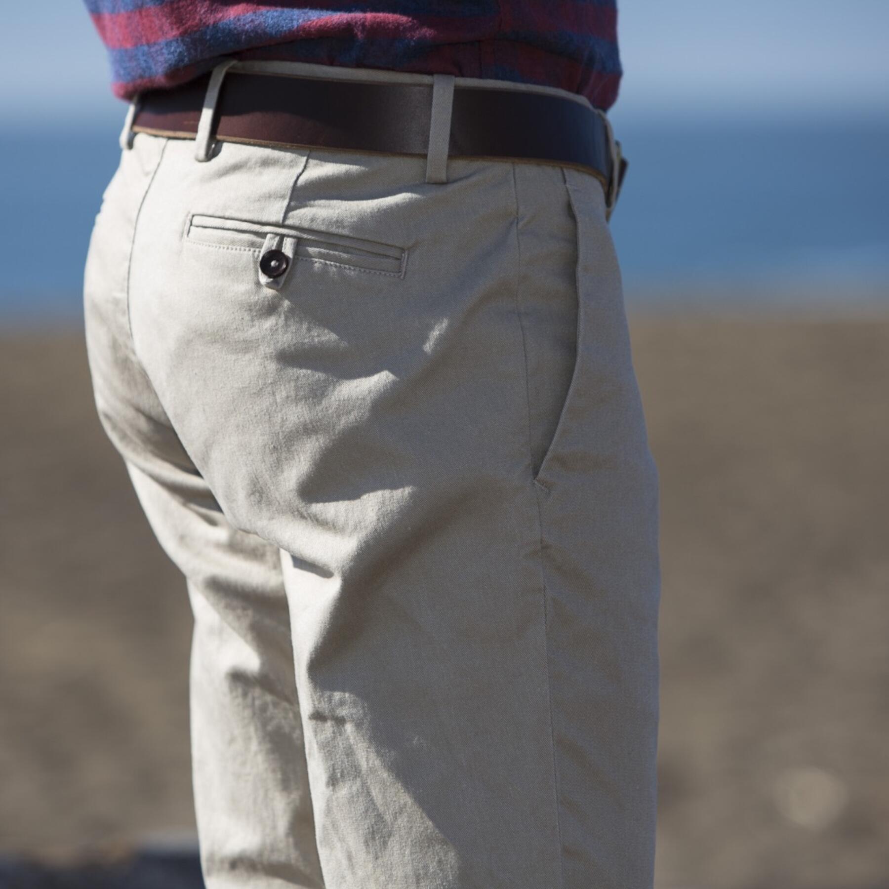 gustin #101 khaki stretch chino
