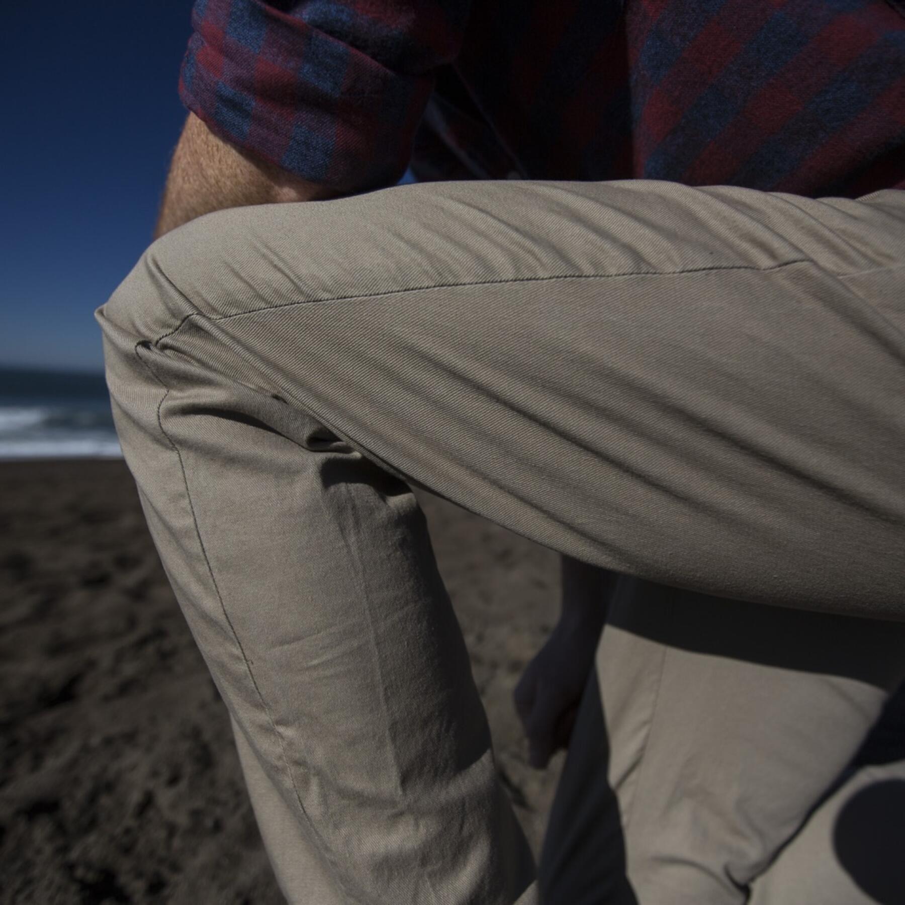 gustin #101 khaki stretch chino