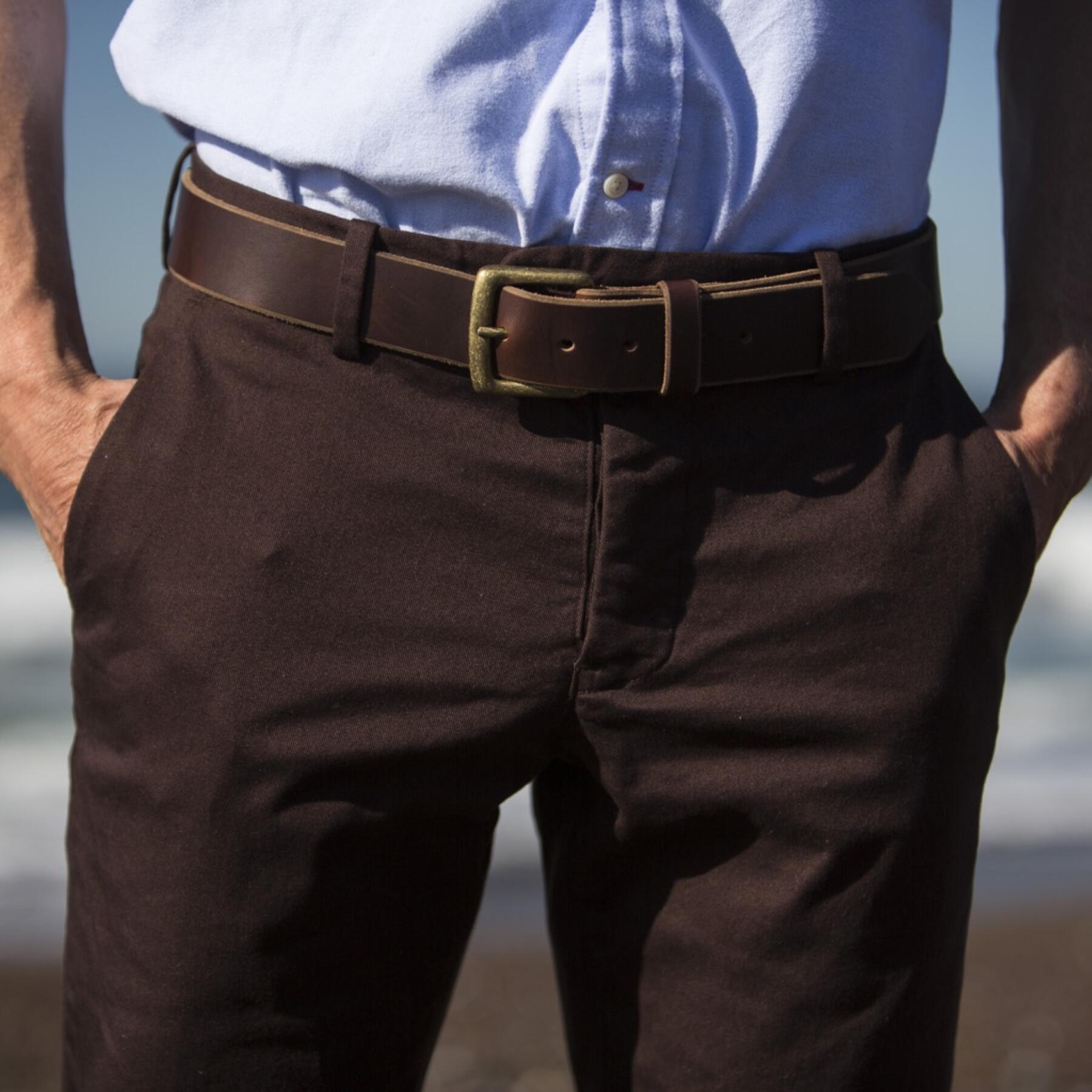 gustin #102 brown stretch chino