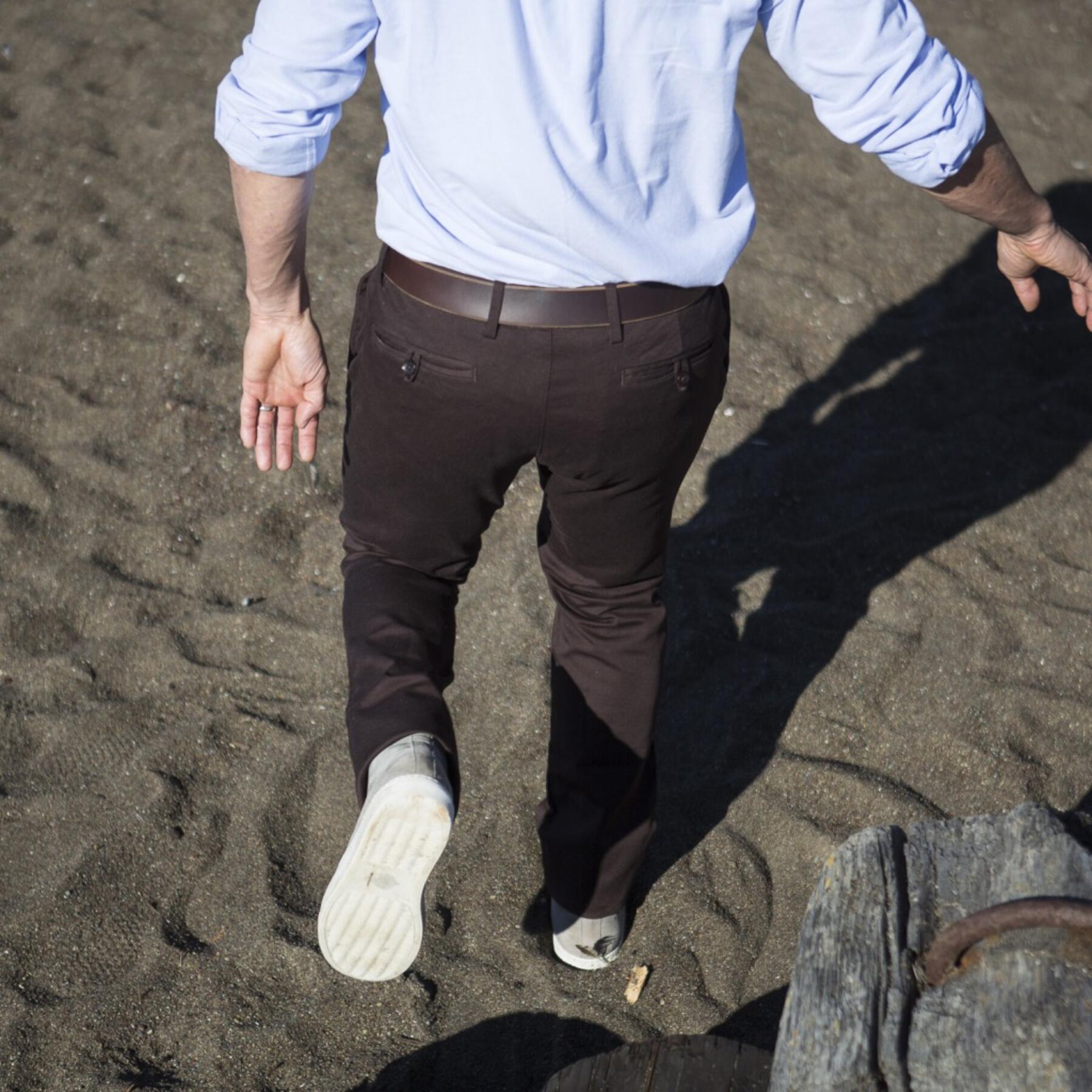 gustin #102 brown stretch chino