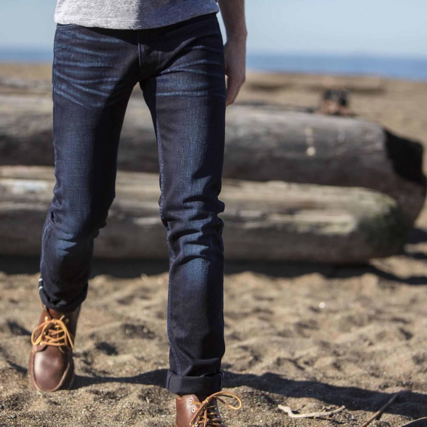 gustin #166 italy indigoxindigo - dark wash