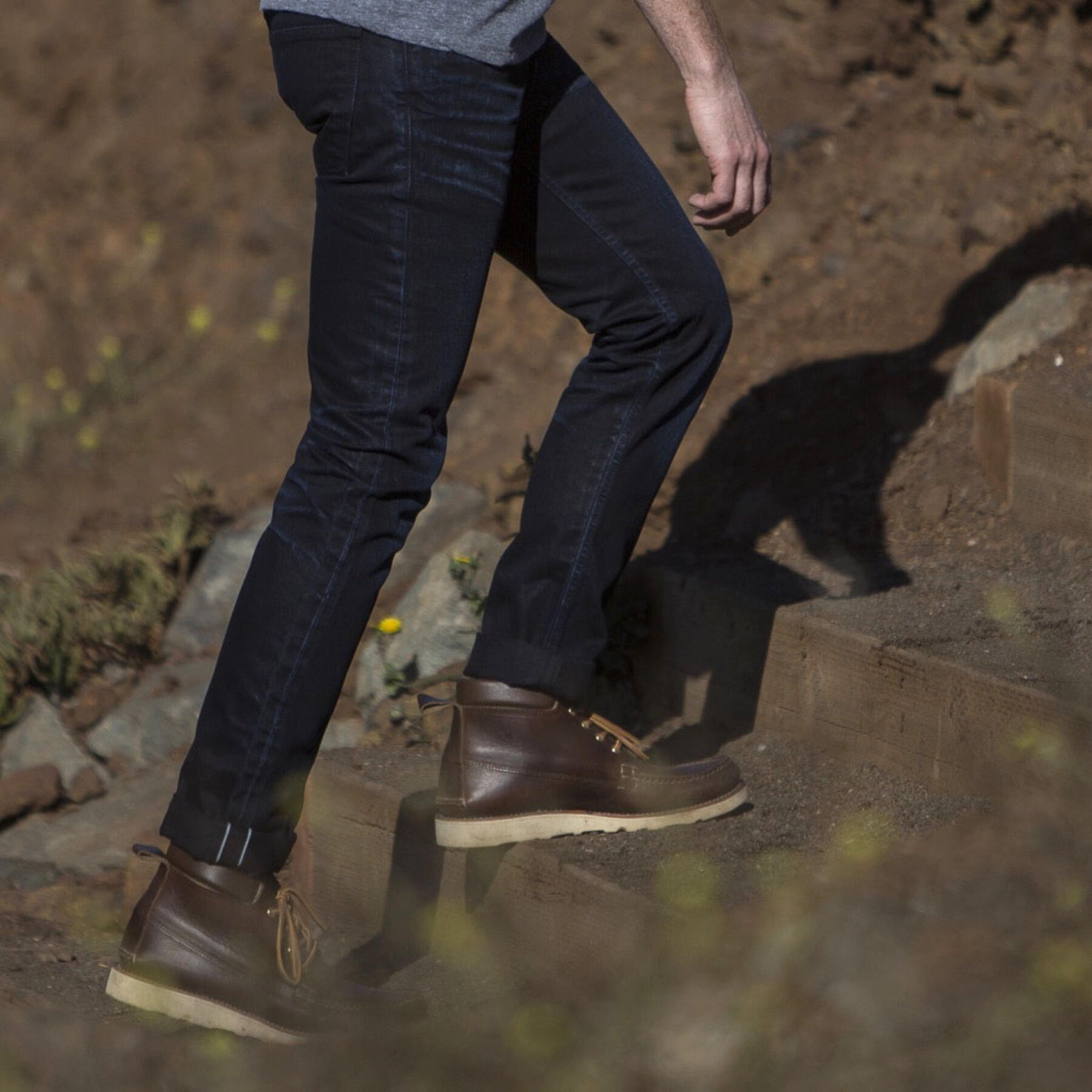 gustin #166 italy indigoxindigo - dark wash