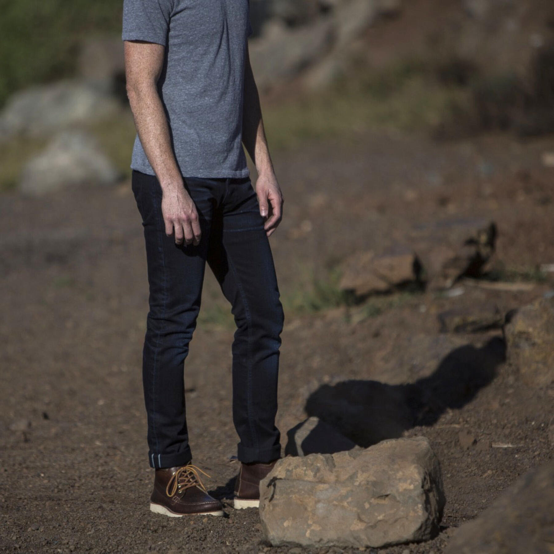 gustin #166 italy indigoxindigo - dark wash