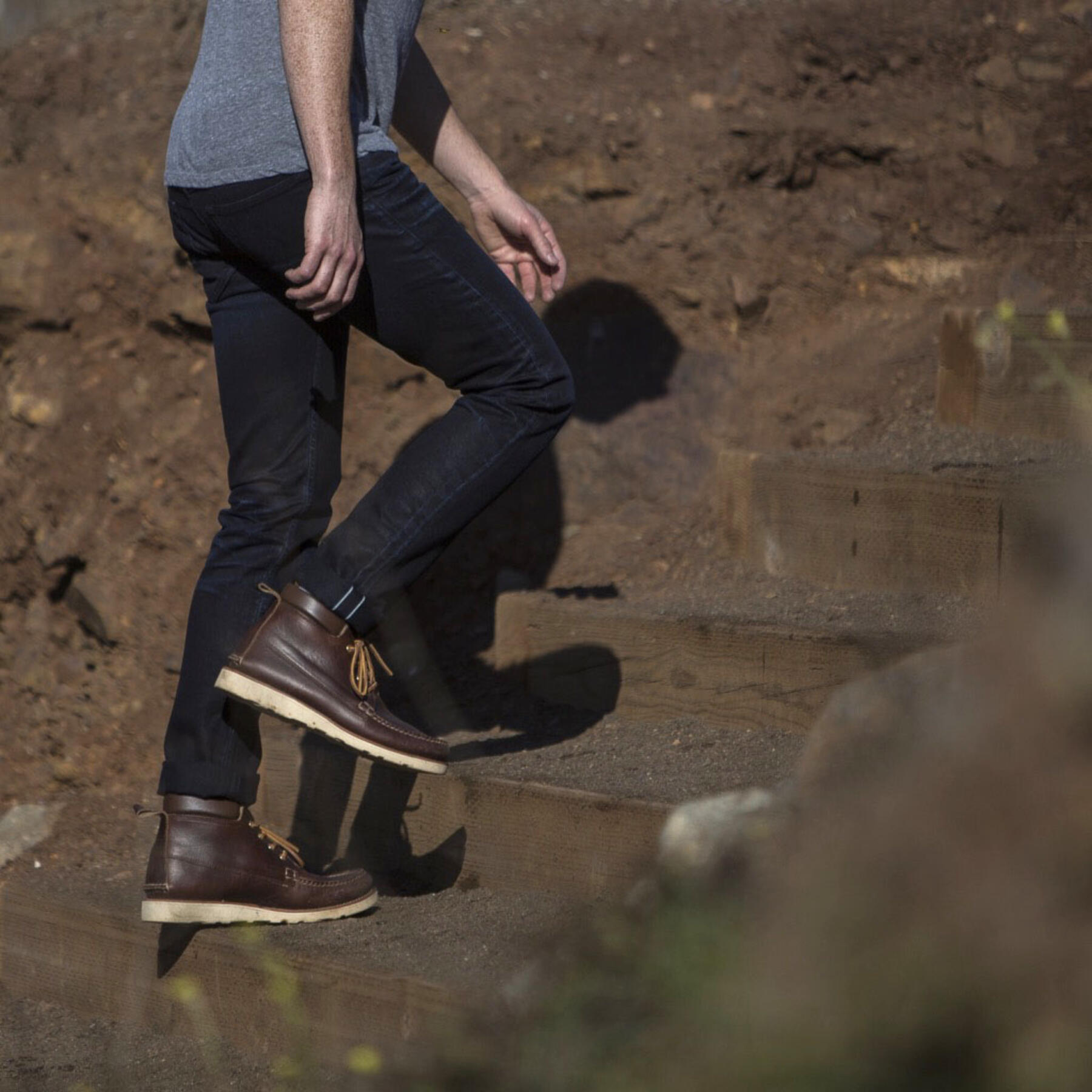 gustin #166 italy indigoxindigo - dark wash