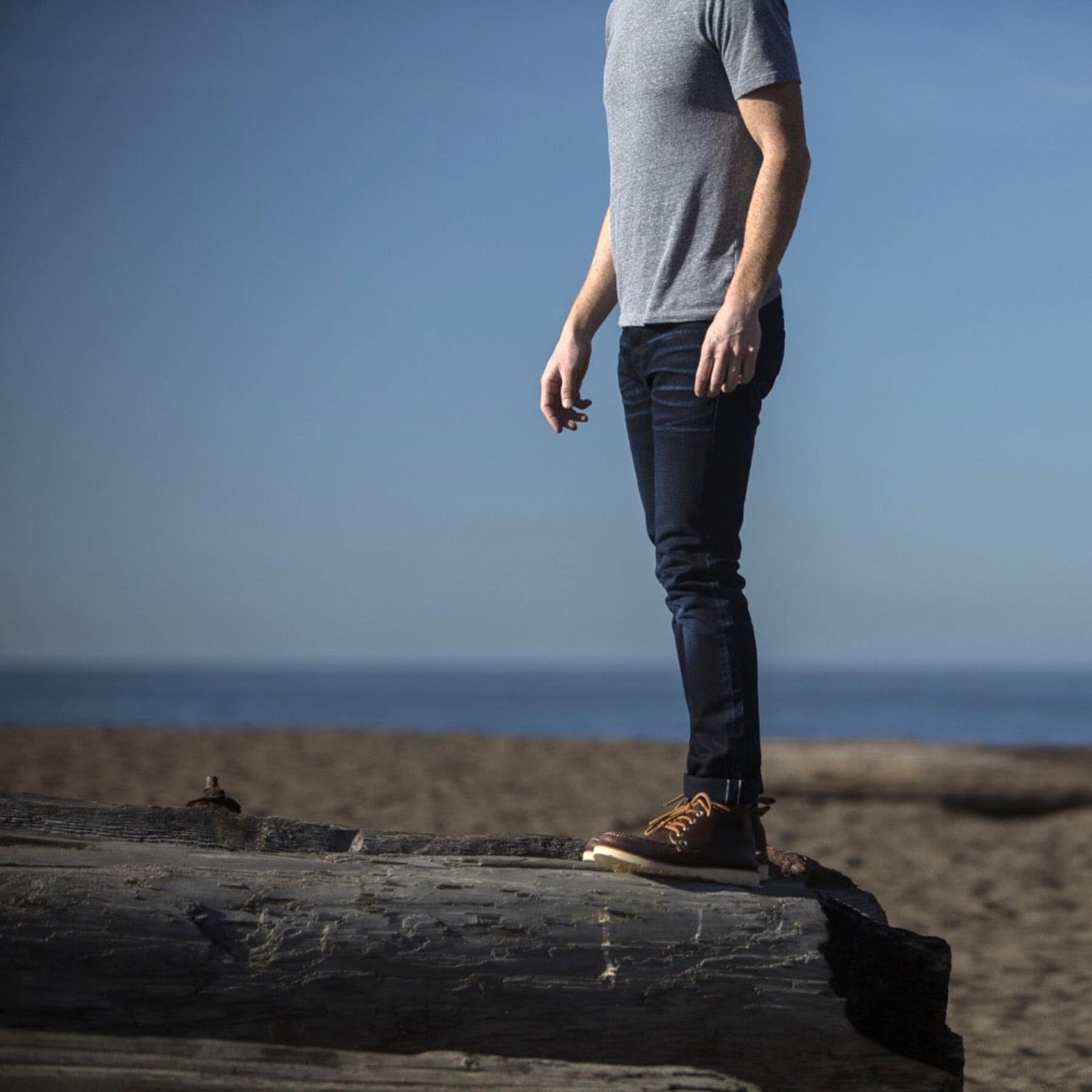 gustin #166 italy indigoxindigo - dark wash