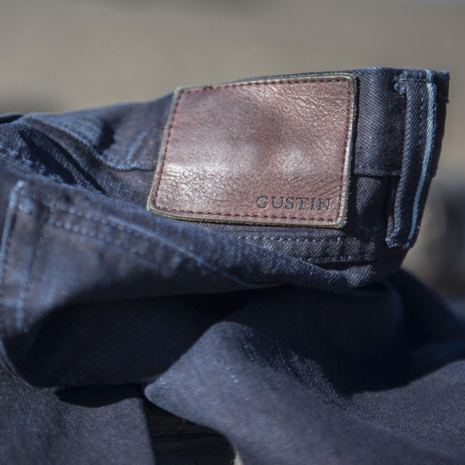 gustin #166 italy indigoxindigo - dark wash