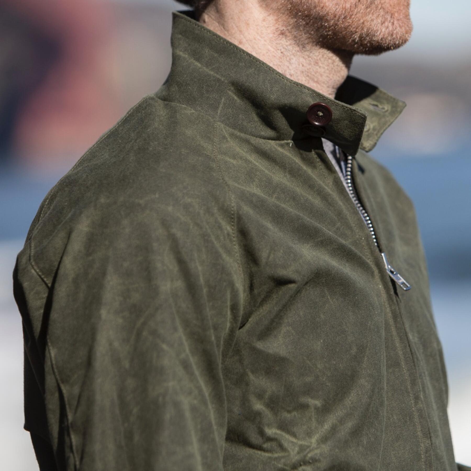 gustin harrington - waxed army green