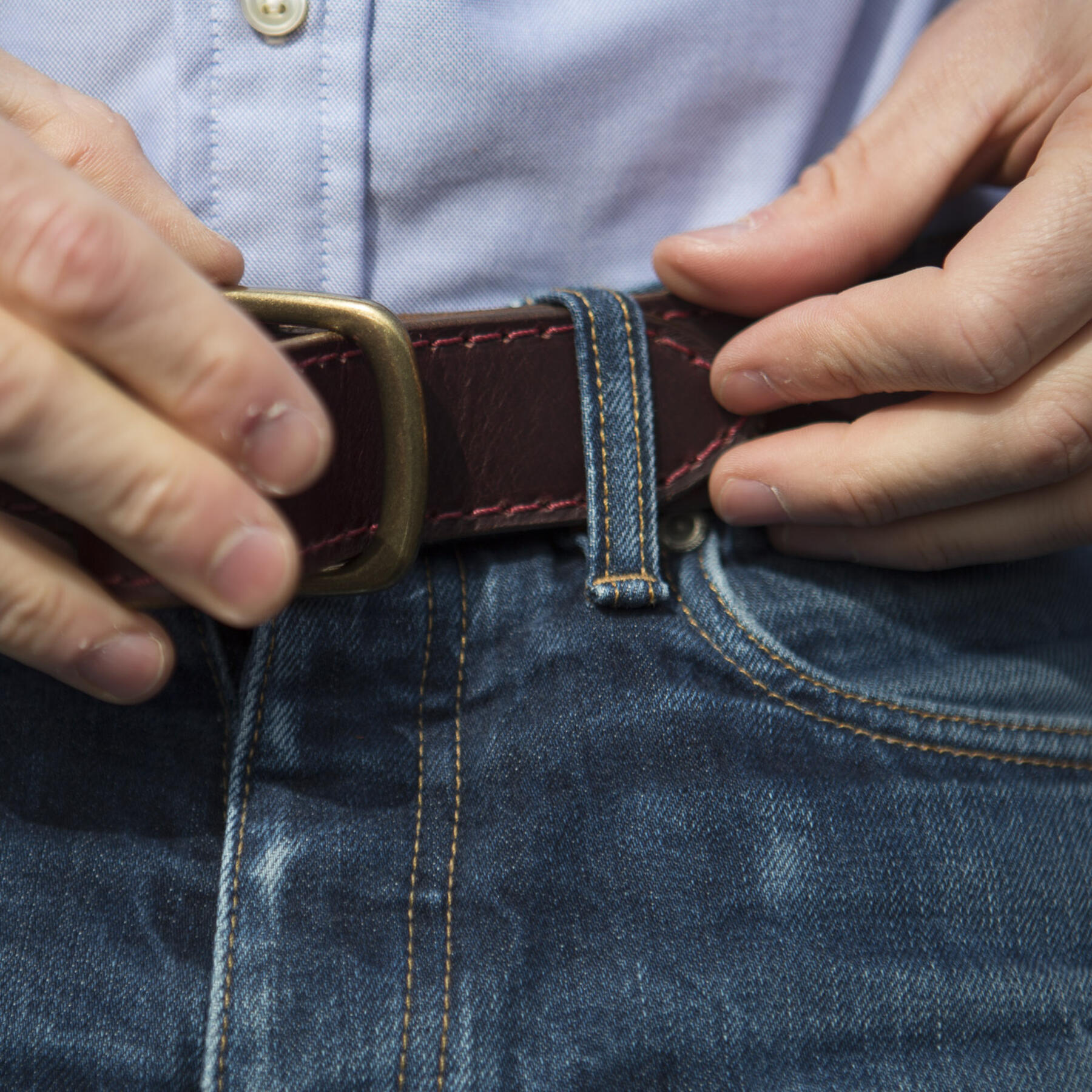 gustin horween chromexcel #8 stitched belt
