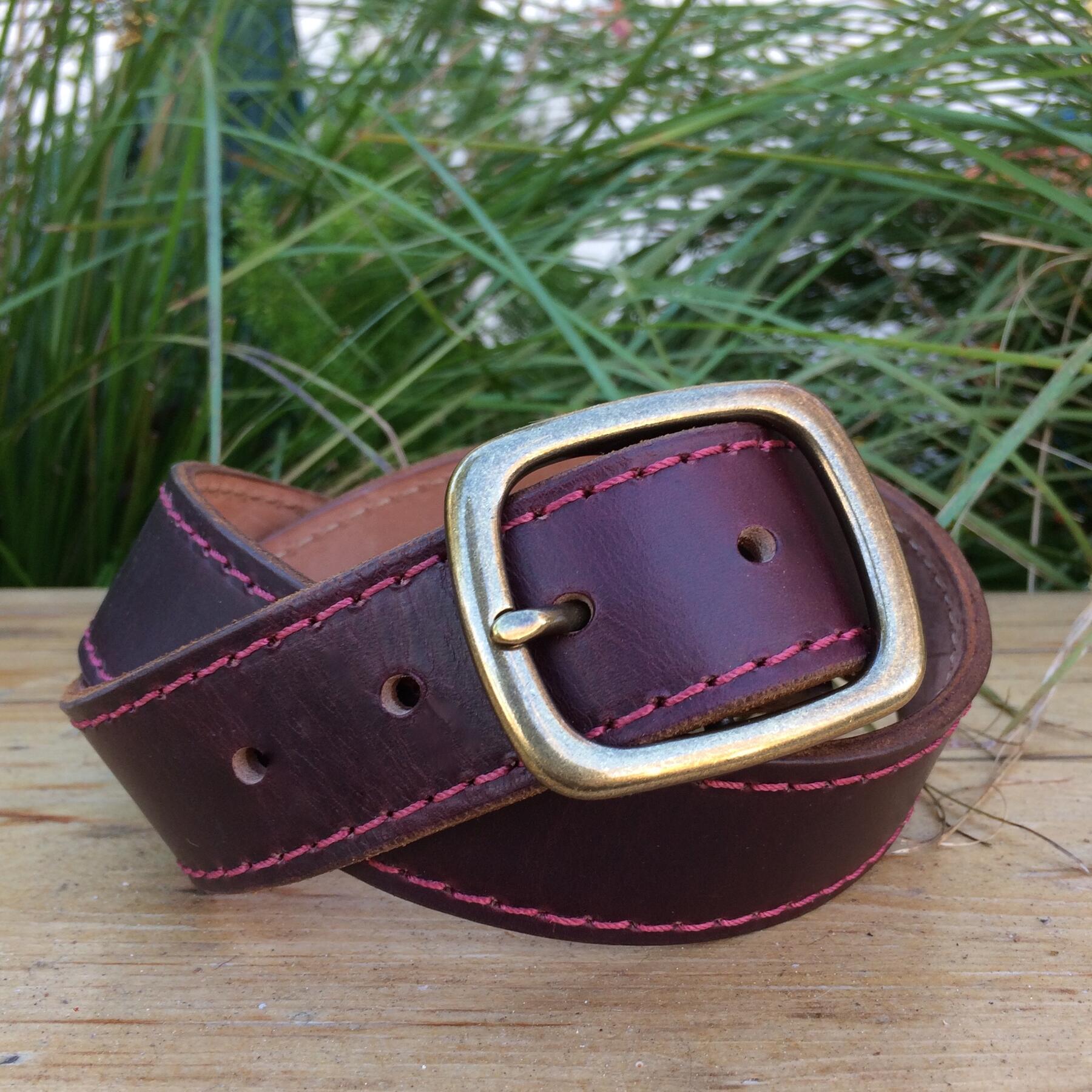 gustin horween chromexcel #8 stitched belt