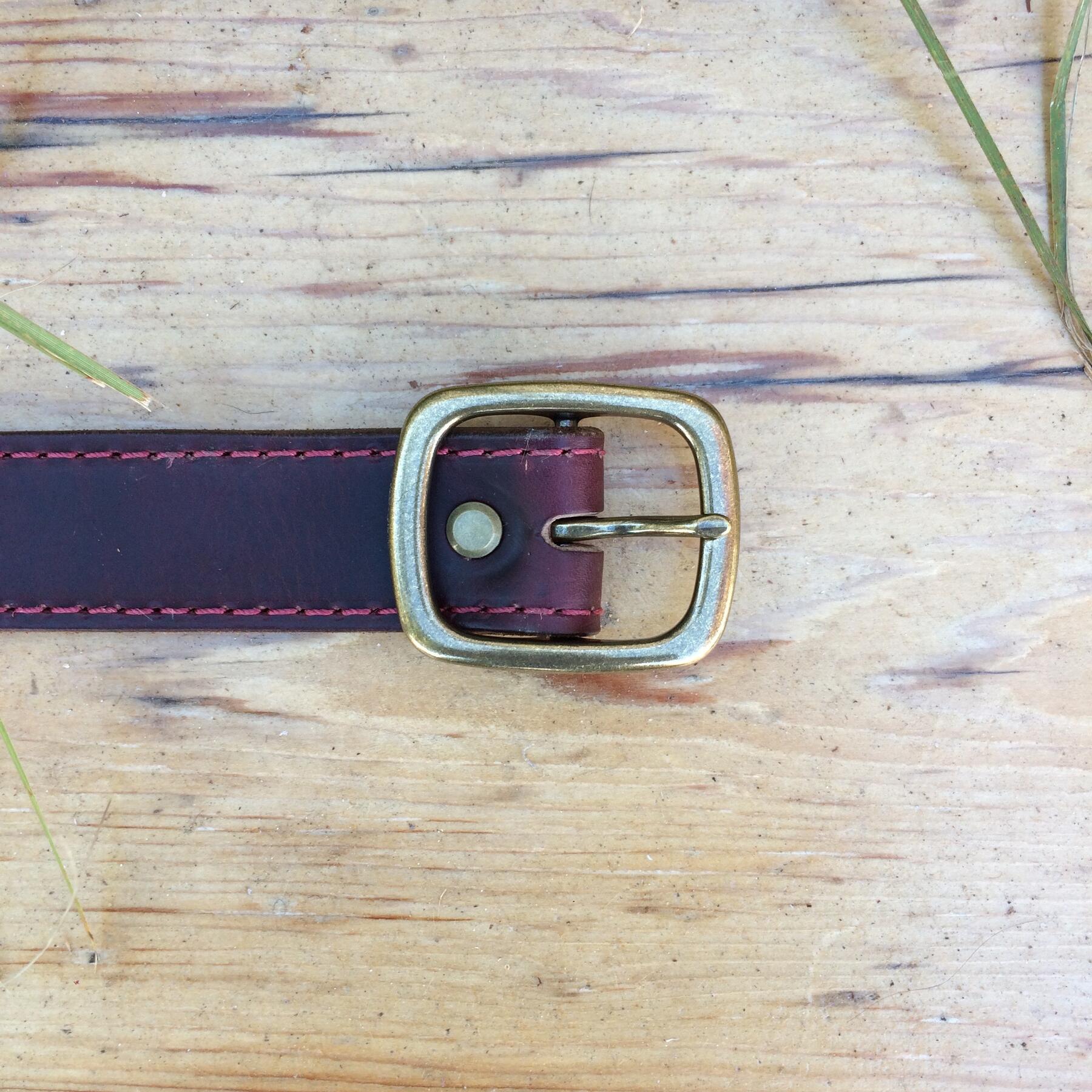 gustin horween chromexcel #8 stitched belt