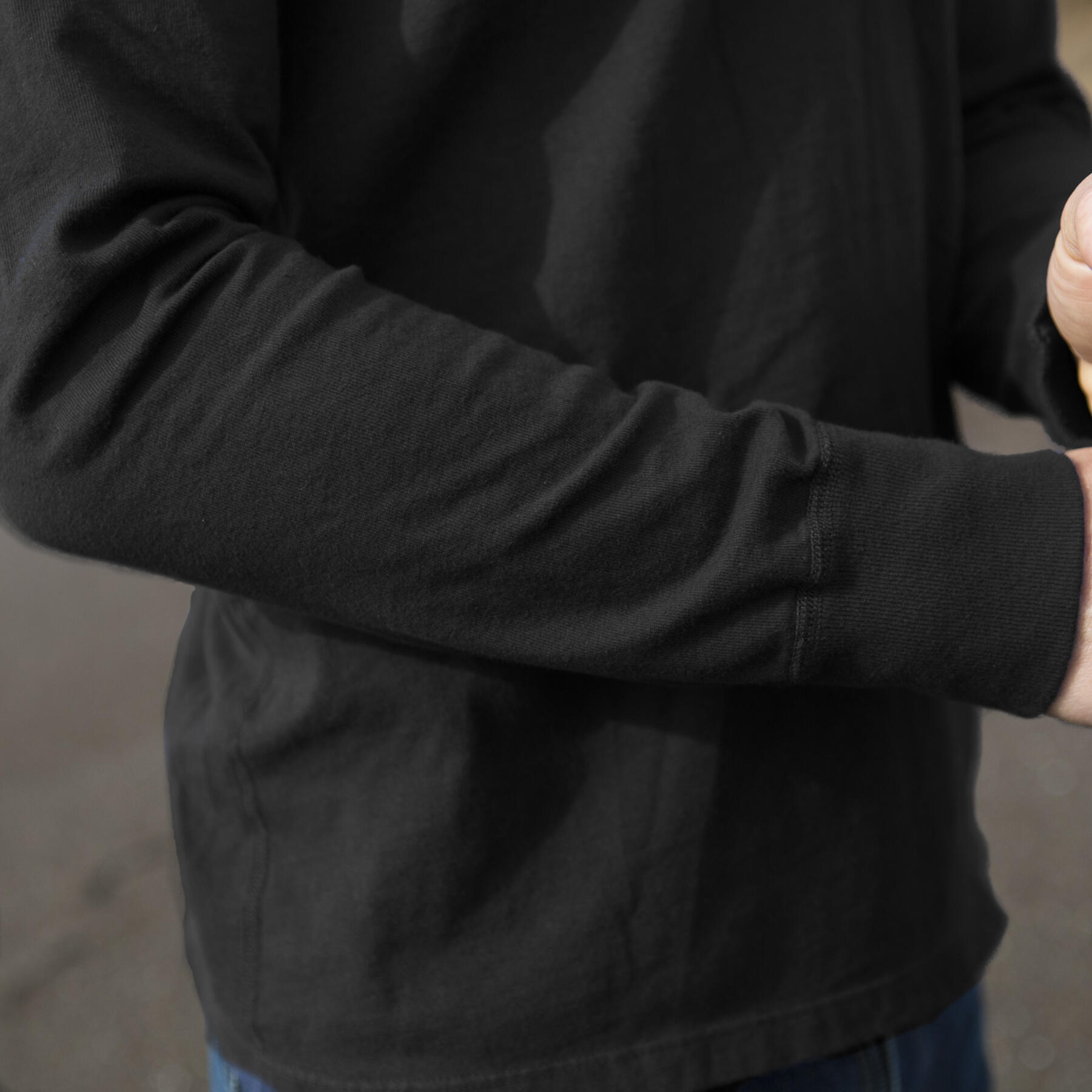 gustin usa henley black