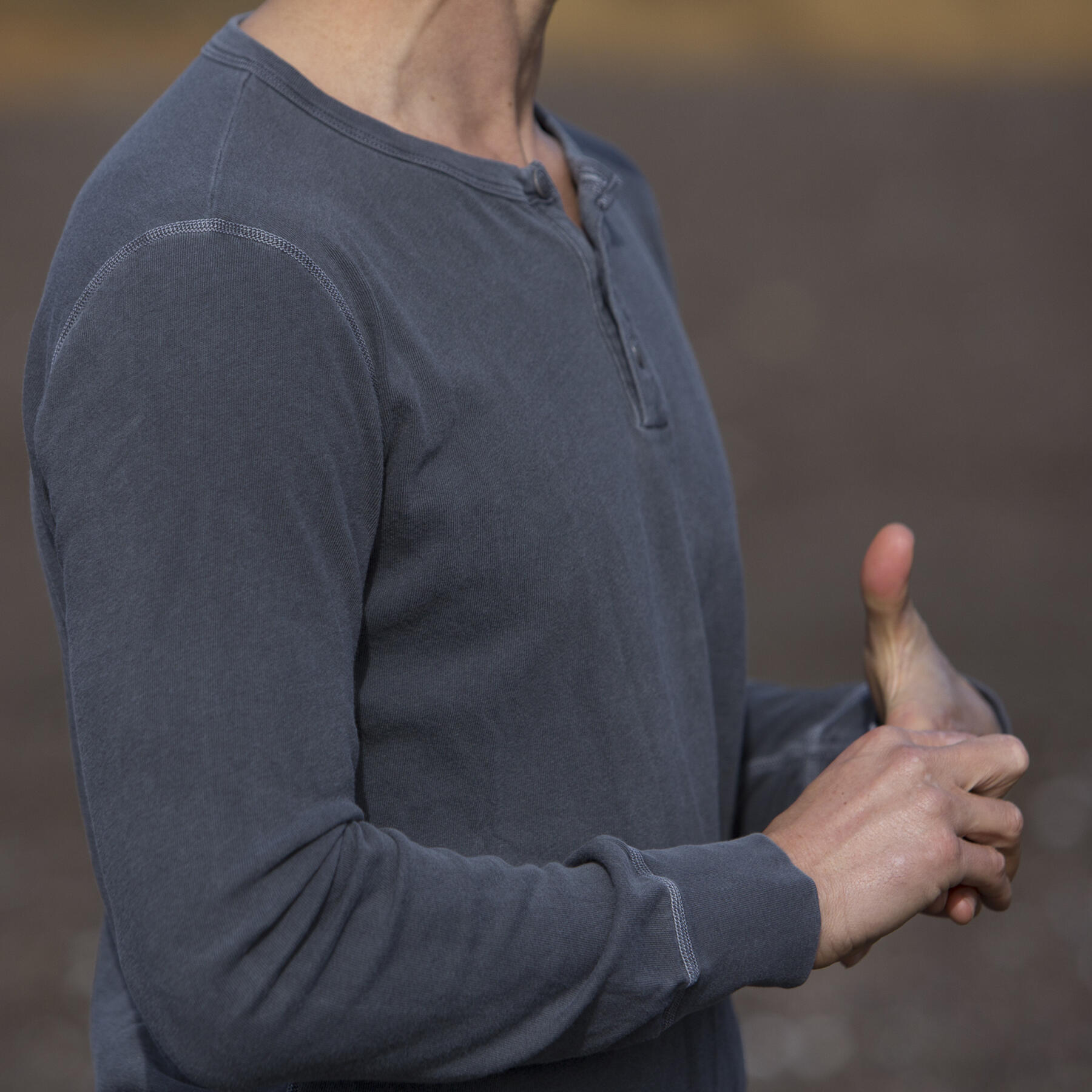 gustin usa henley grey