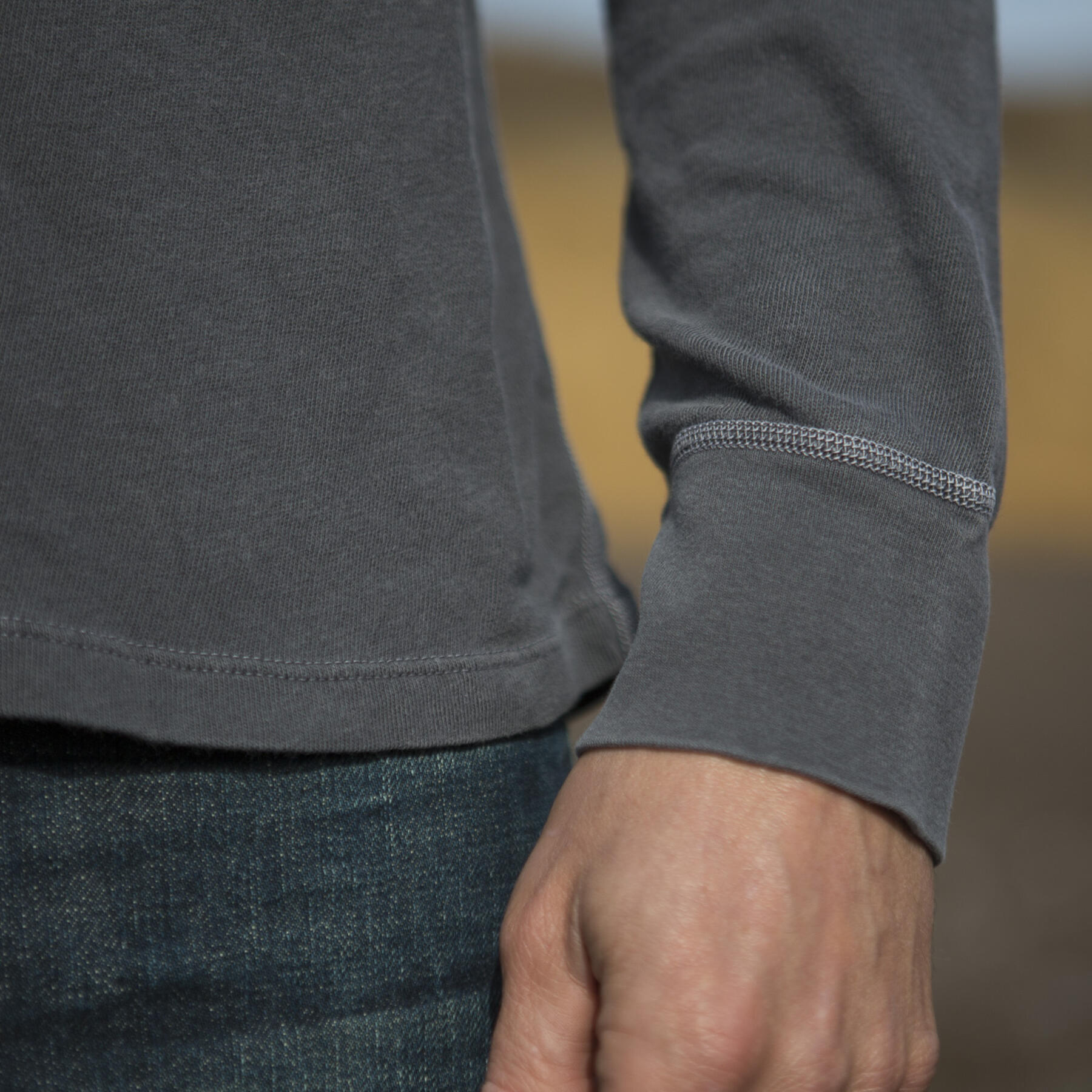 gustin usa henley grey