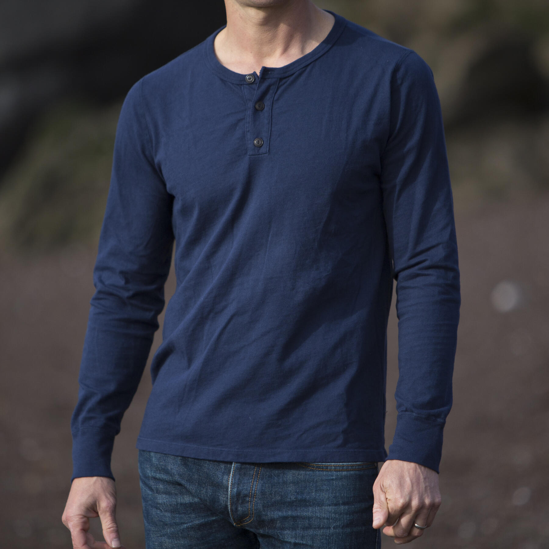 gustin usa henley 3 pack (grey, black, navy)