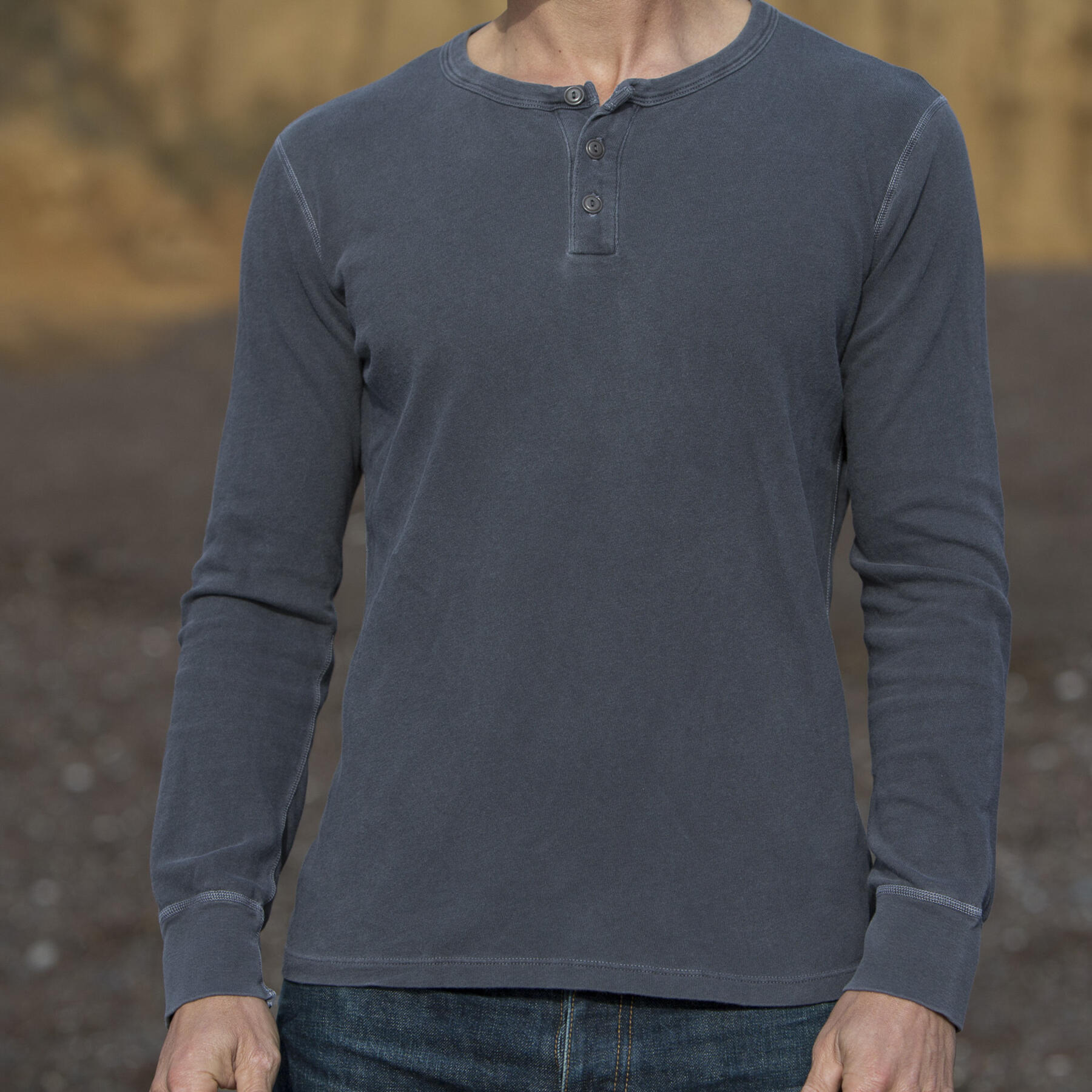 gustin usa henley 3 pack (grey, black, navy)
