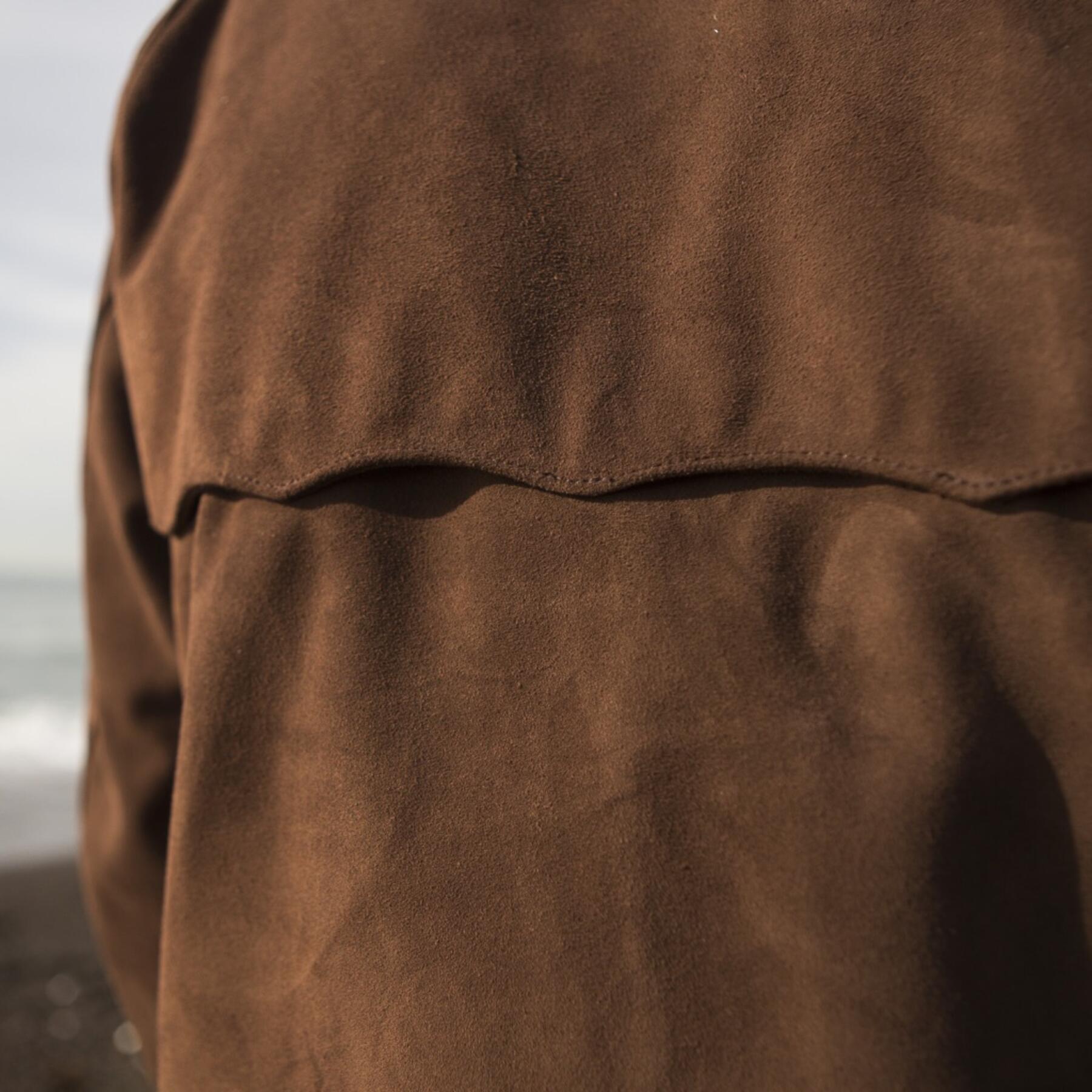 gustin harrington - brown suede