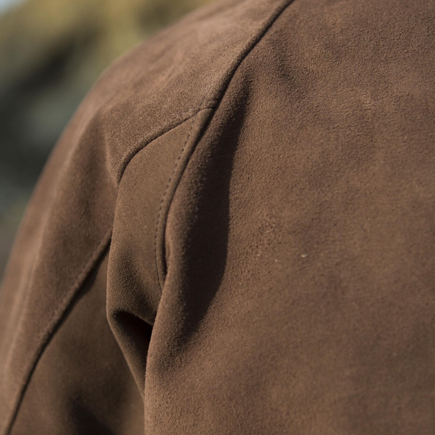 gustin harrington - brown suede