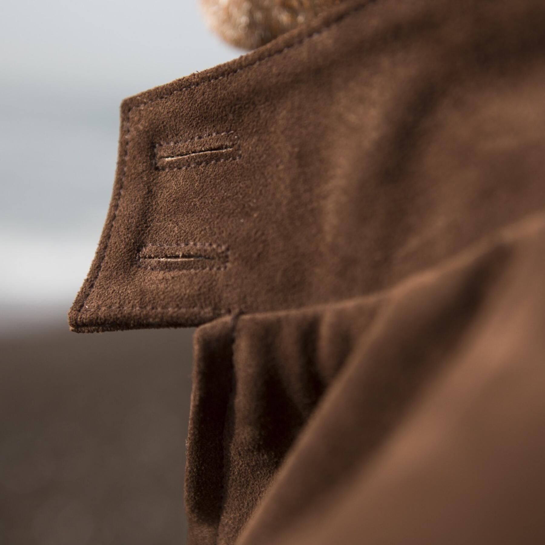 gustin harrington - brown suede
